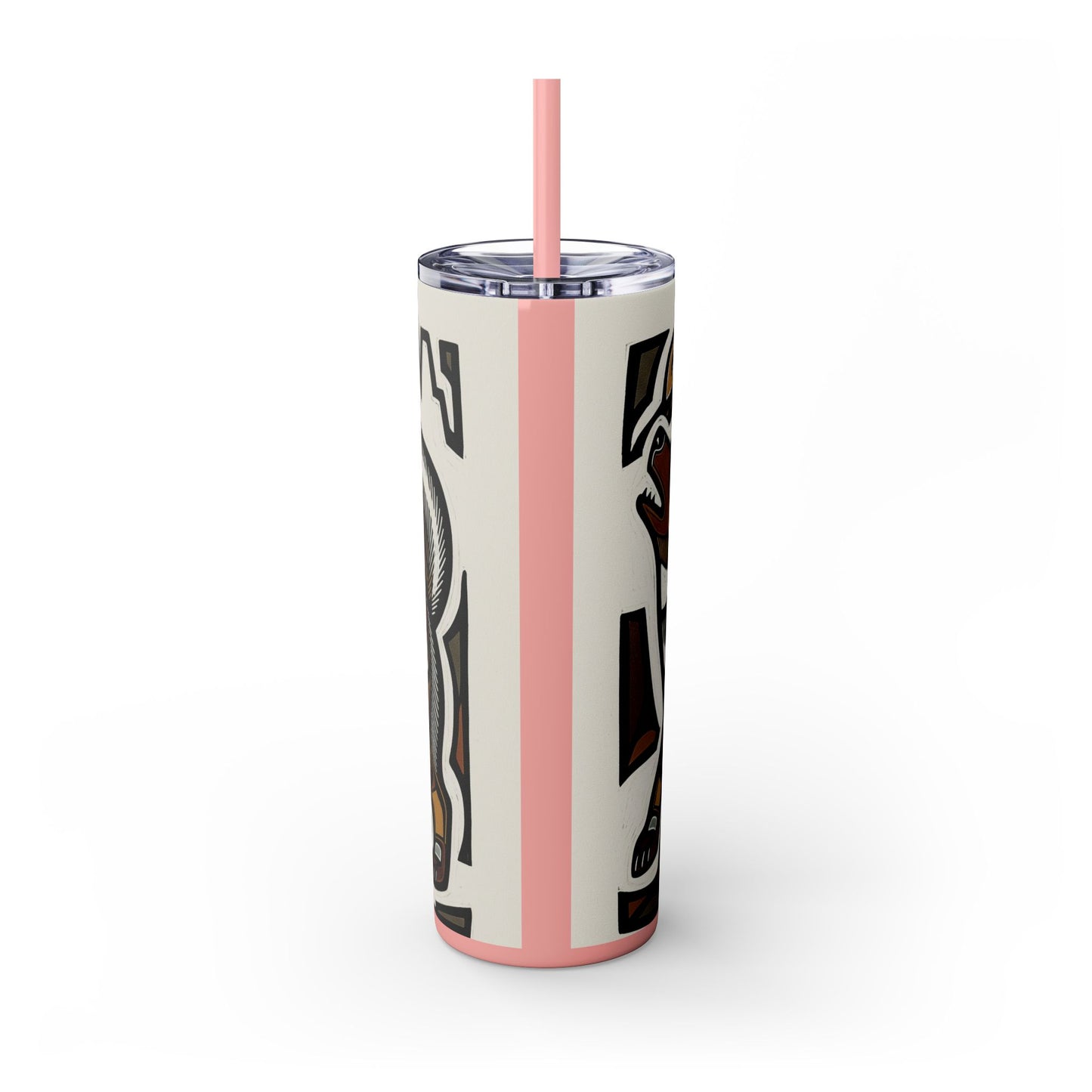 Canadian Eskimo Dog Tumbler with Straw, 20oz
