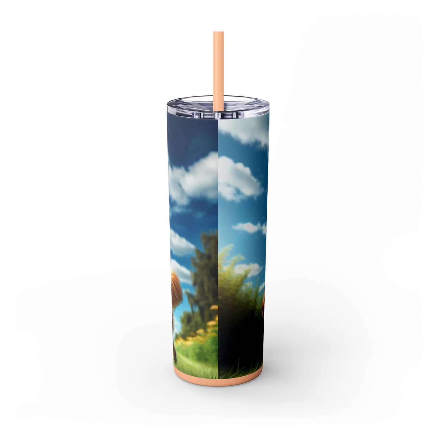 Belgian Shepherd Dog Laekenois Tumbler with Straw, 20oz