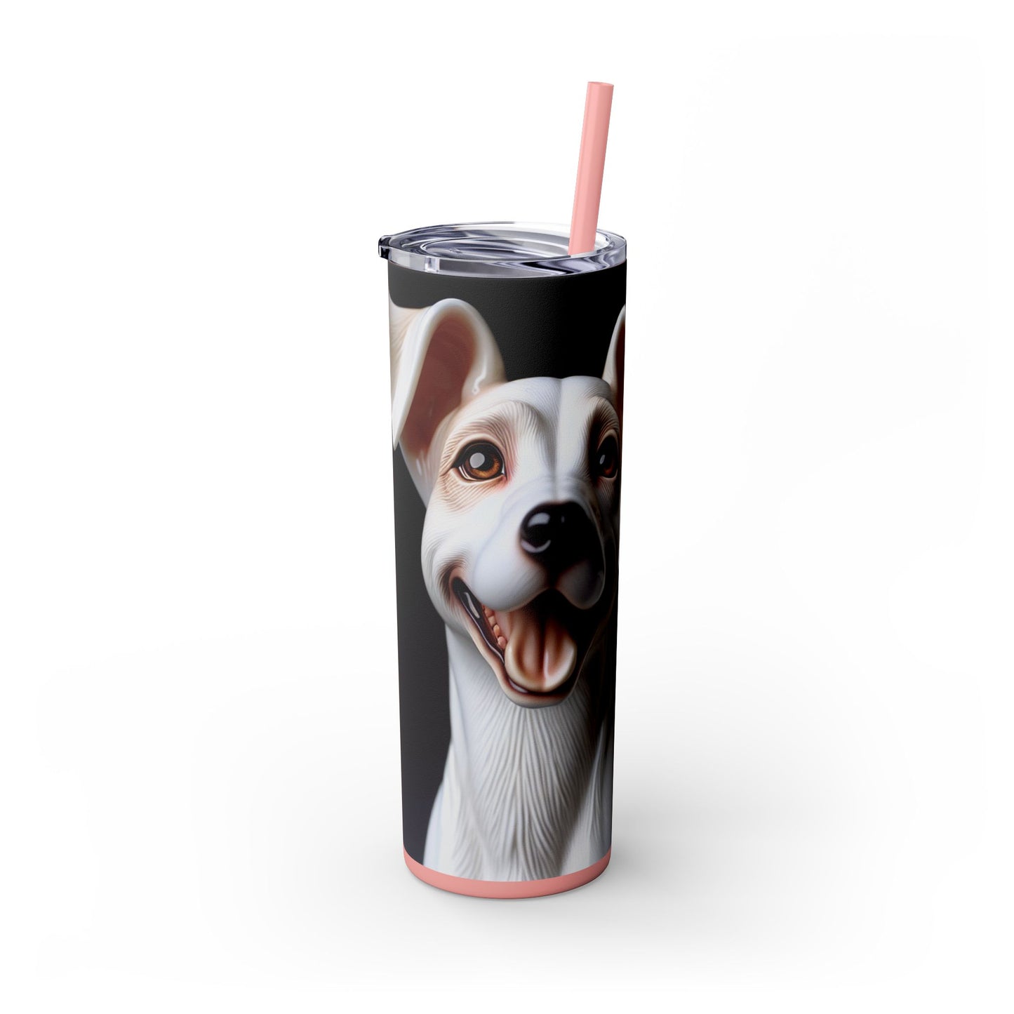 Porcelaine Tumbler with Straw, 20oz