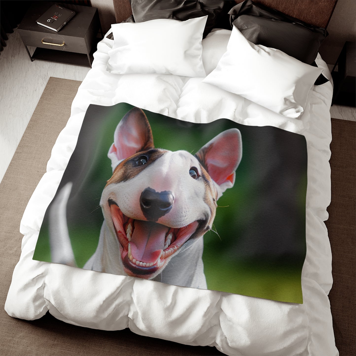 Bull Terrier Sweatshirt Blanket