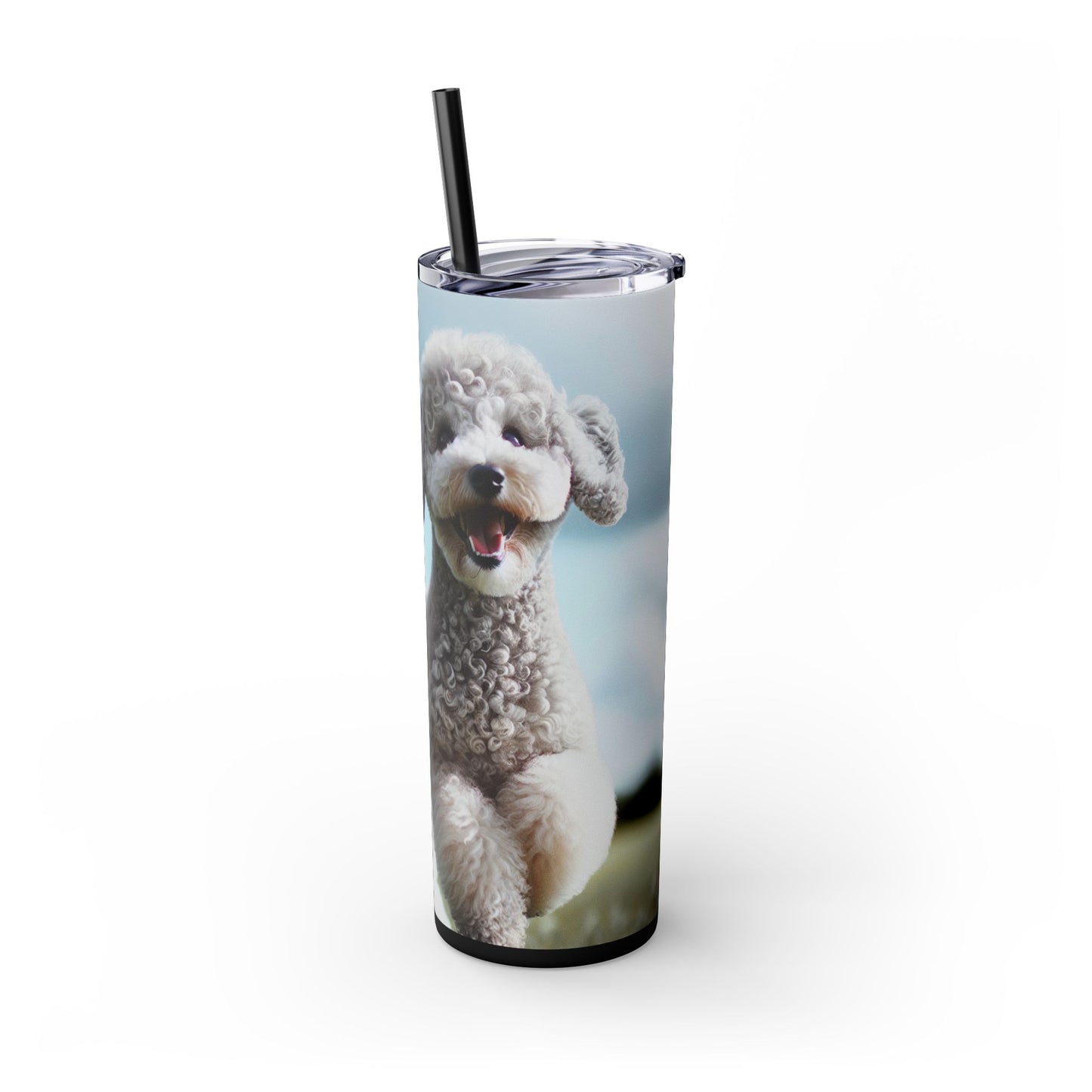 Bedlington Terrier Tumbler with Straw, 20oz