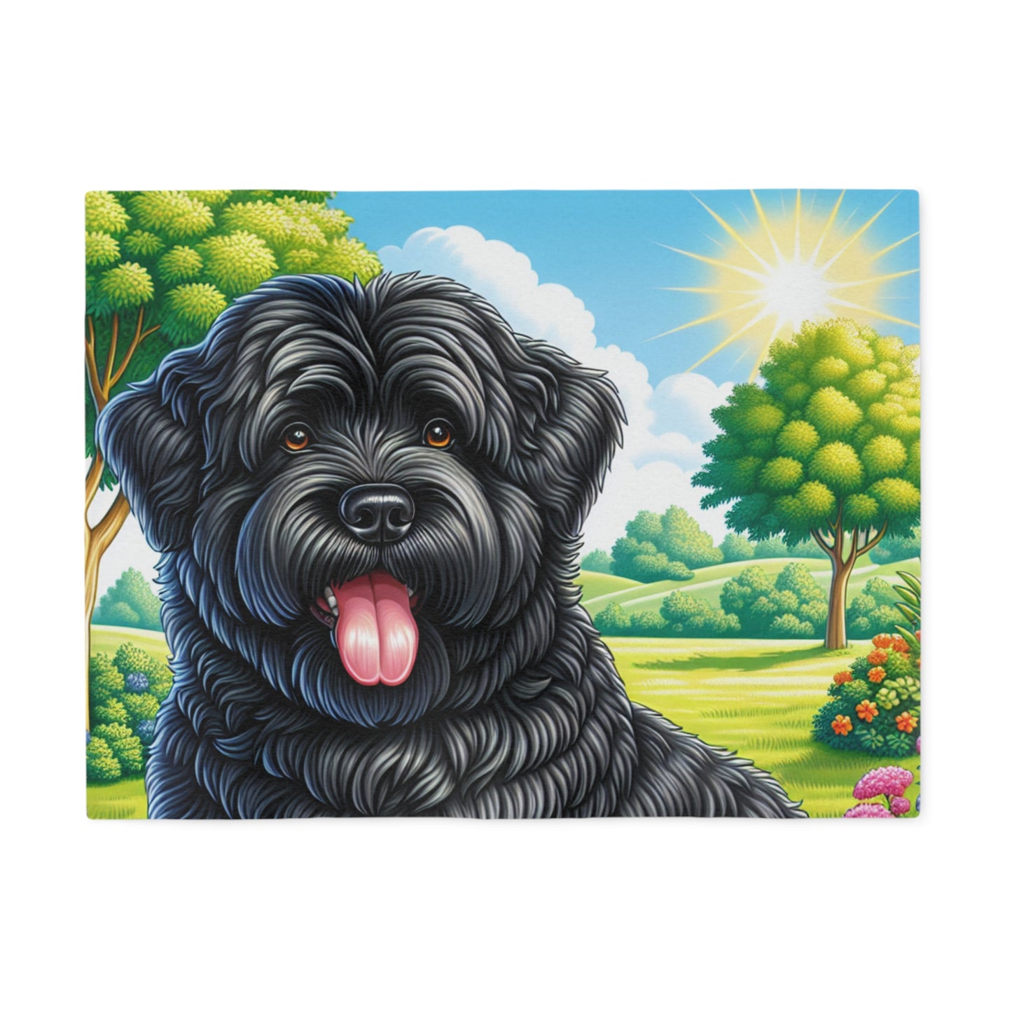 Bouvier des Flandres Sweatshirt Blanket