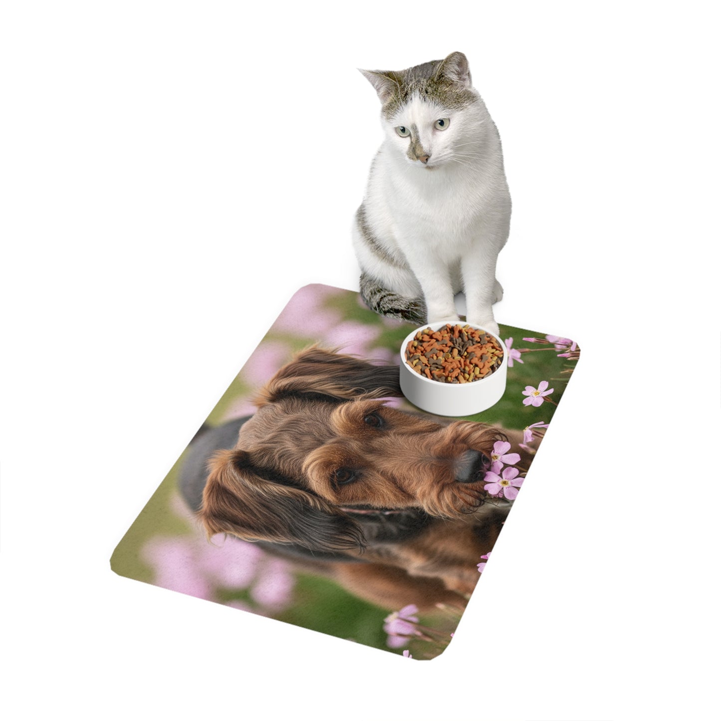 Pet Food Mat (12x18) - Cesky Terrier