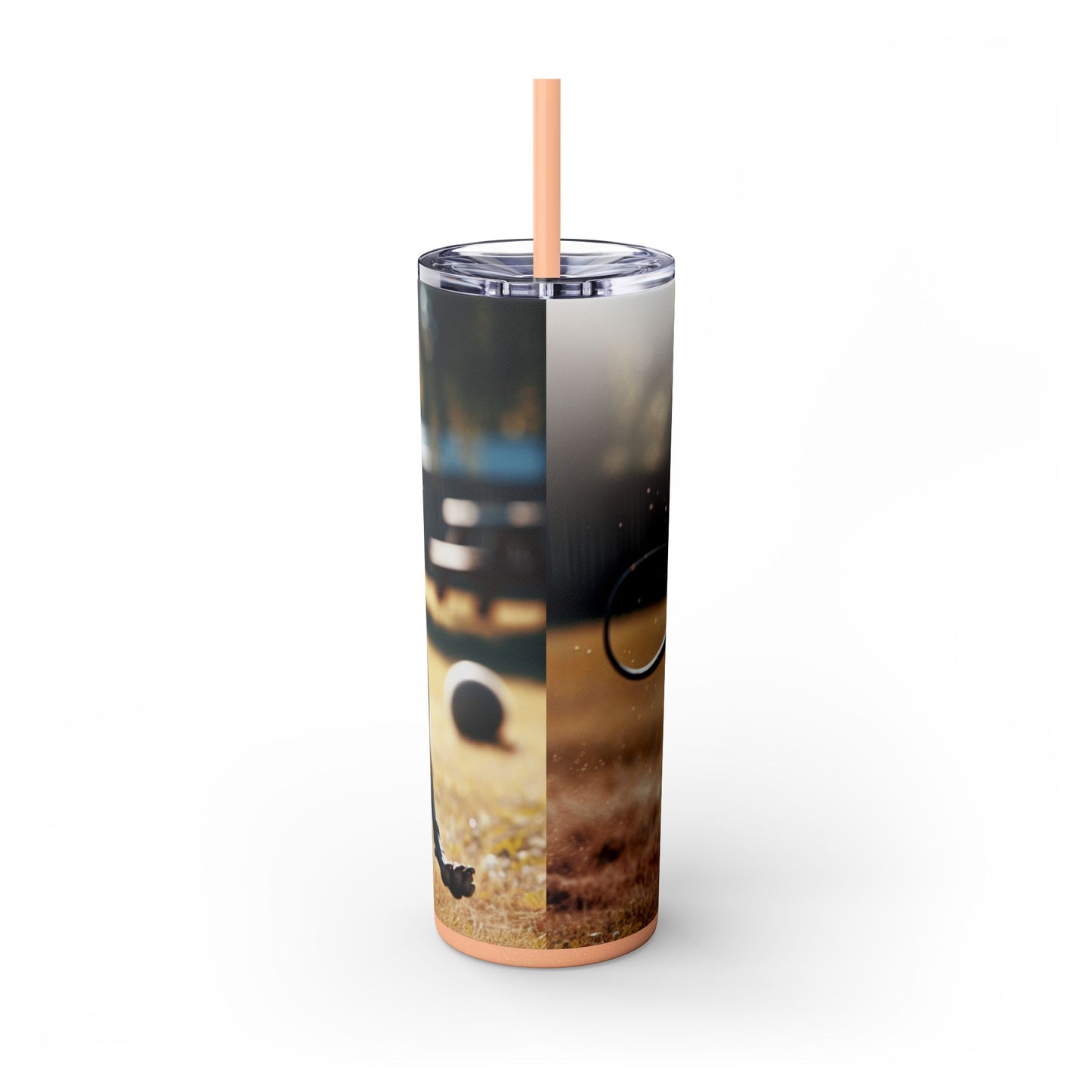 American Hairless Terrier Tumbler with Straw, 20oz
