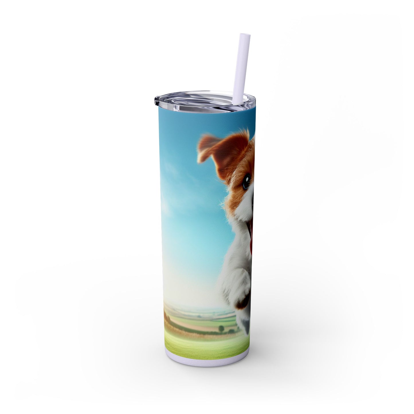 Russell Terrier Tumbler with Straw, 20oz