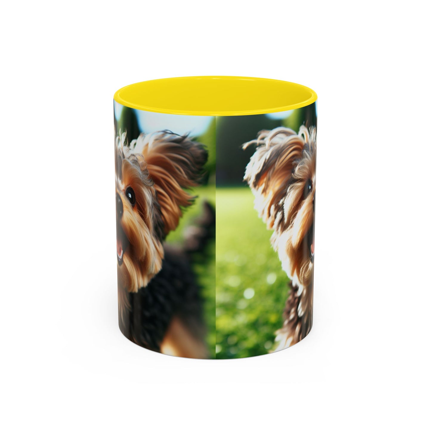 Yorkiepoo Accent Coffee Mug - Perfect Gift for Dog Lovers