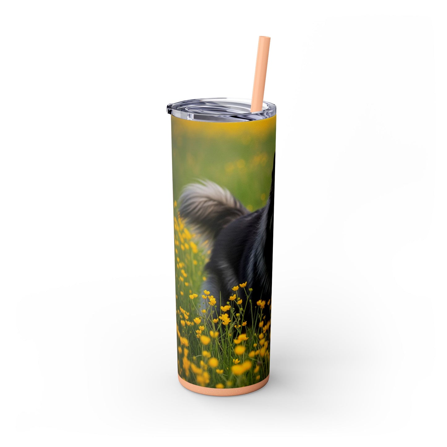 Belgian Sheepdog Tumbler with Straw, 20oz