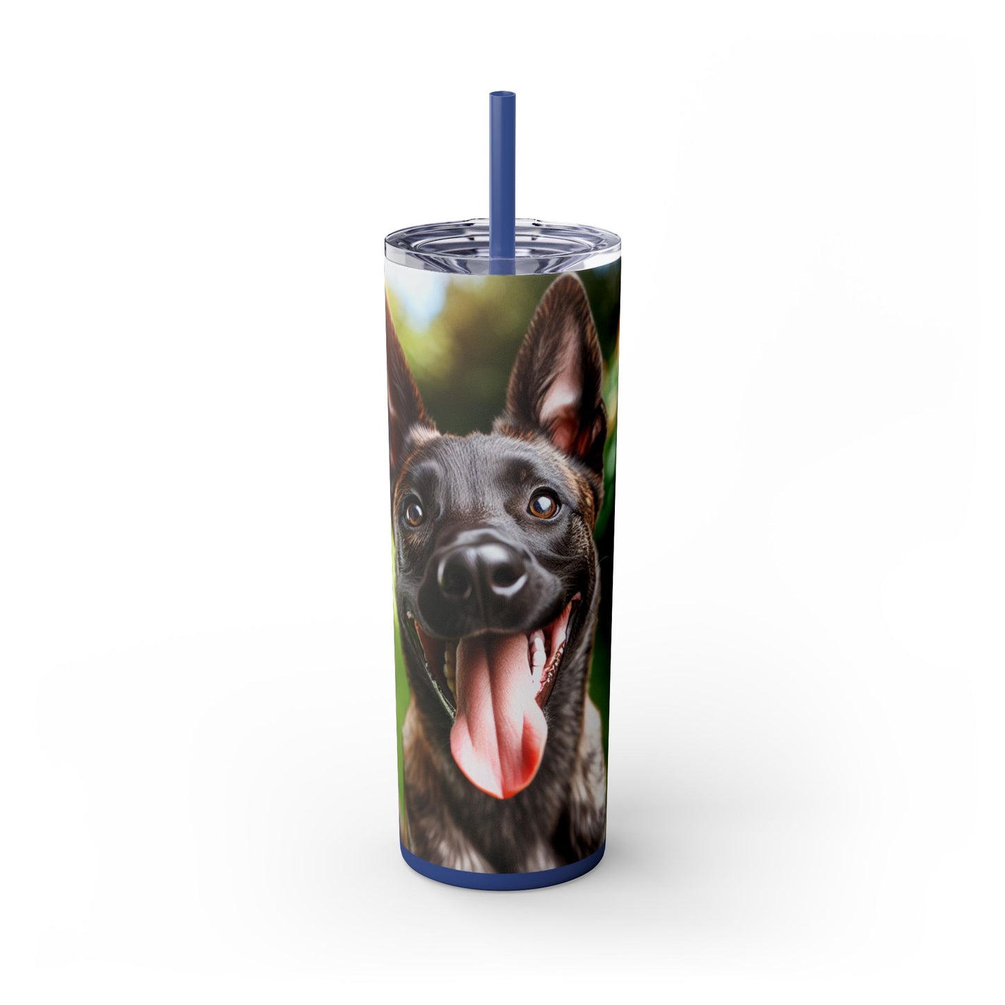 Dutch Shepherd Dog Tumbler with Straw, 20oz
