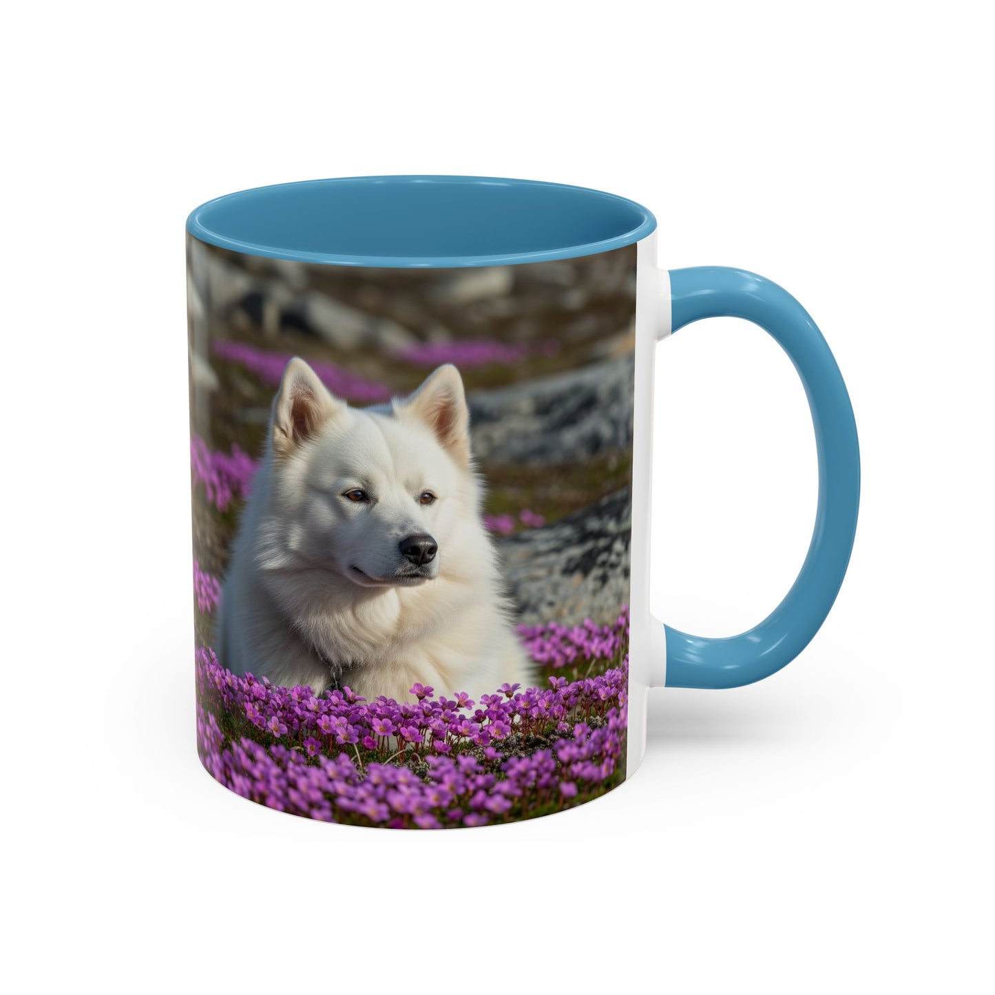 Canadian Eskimo Dog Accent Coffee Mug - Perfect Gift for Dog Lovers