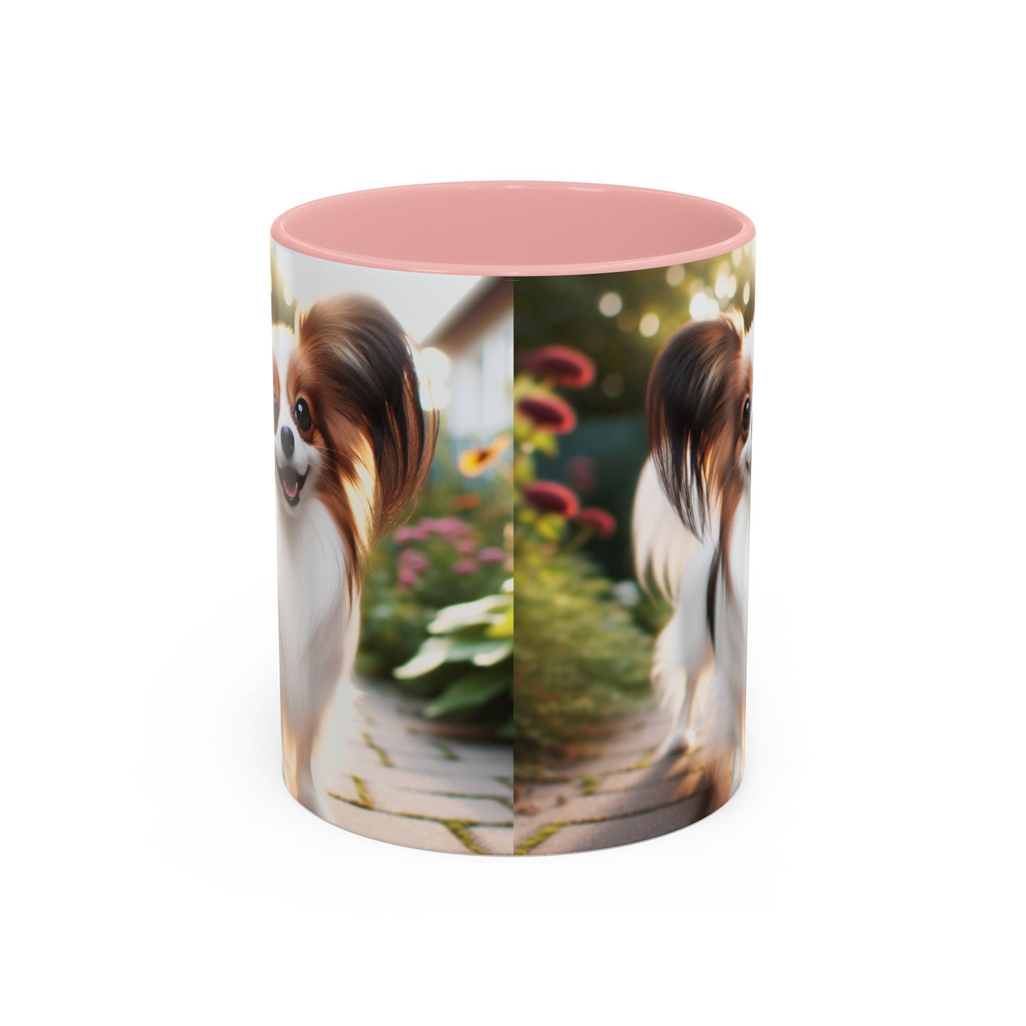 Papillon Accent Coffee Mug - Perfect Gift for Dog Lovers