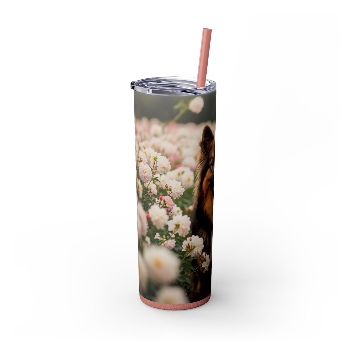 Bohemian Shepherd Tumbler with Straw, 20oz