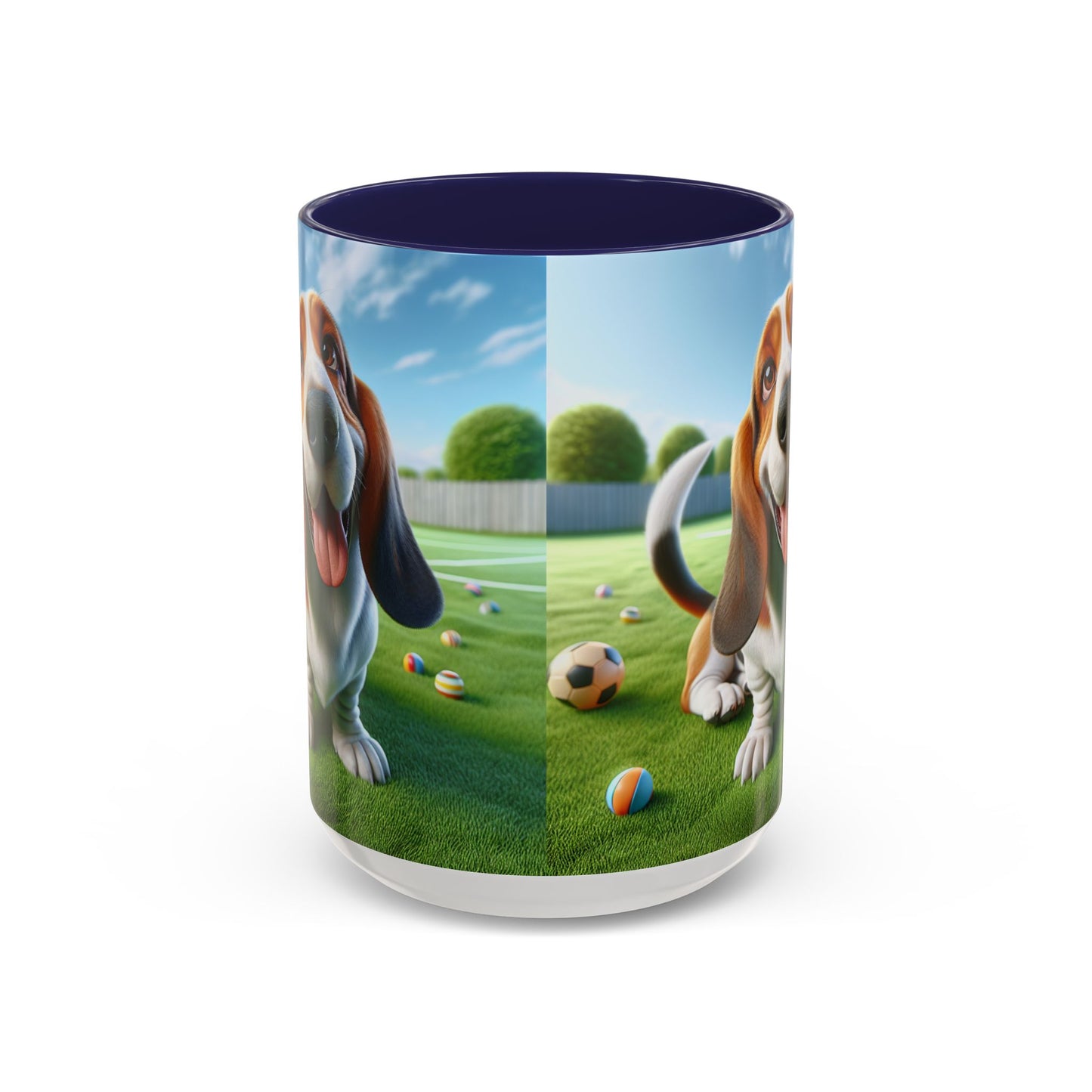 Basset Hound Accent Coffee Mug - Perfect Gift for Dog Lovers
