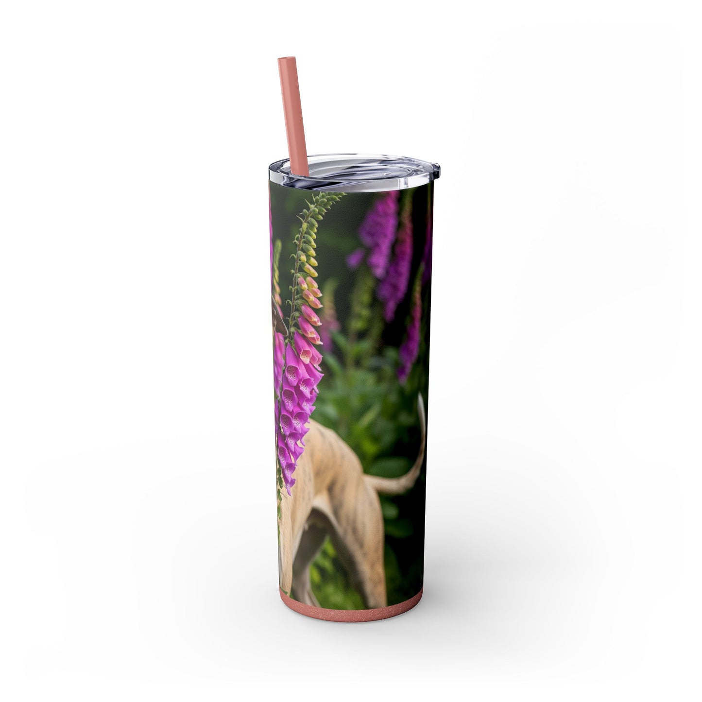 Whippet Skinny Tumbler with Straw, 20oz