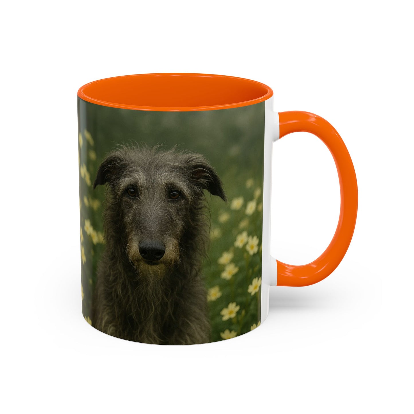 Scottish Deerhound Accent Coffee Mug - Perfect Gift for Dog Lovers