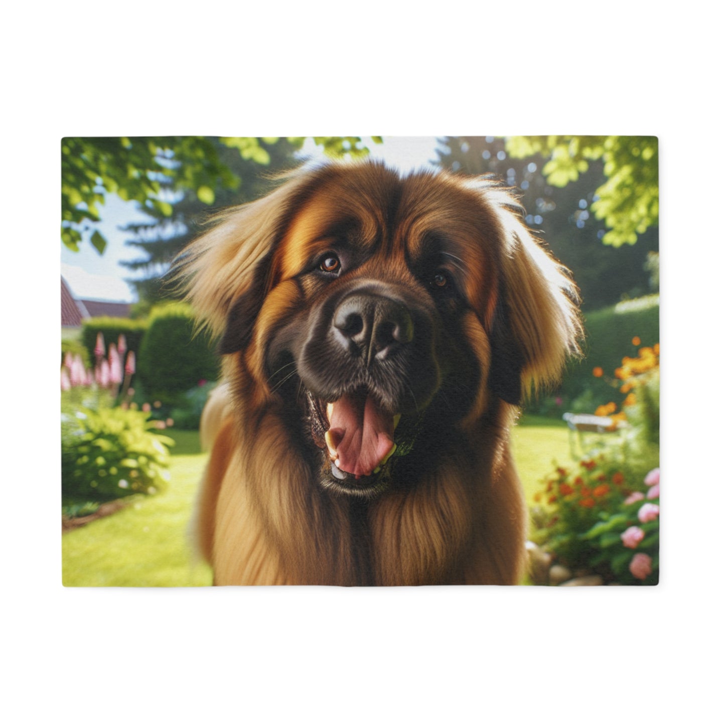 Leonberger Sweatshirt Blanket
