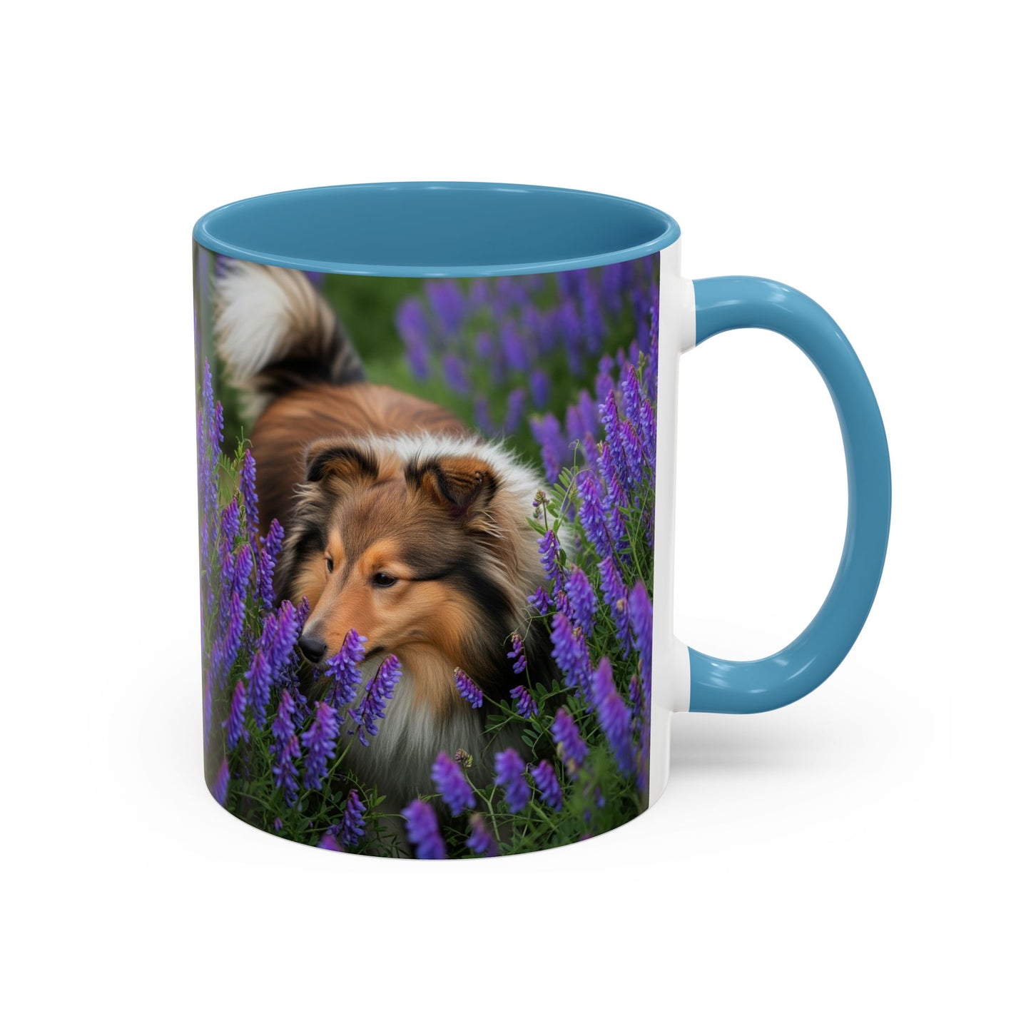 Shetland Sheepdog Accent Coffee Mug - Perfect Gift for Dog Lovers