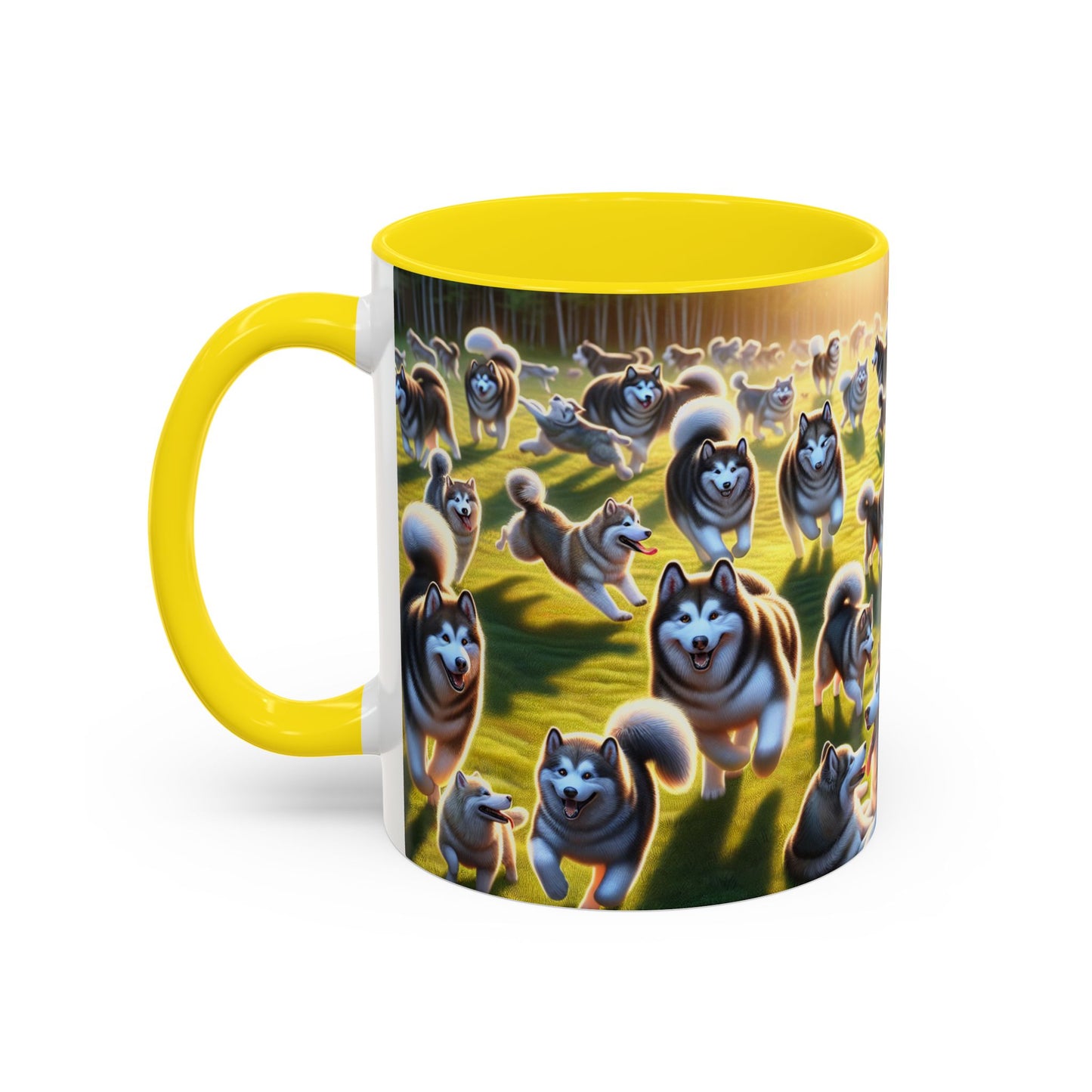 Alaskan Malamute Accent Coffee Mug - Perfect Gift for Dog Lovers