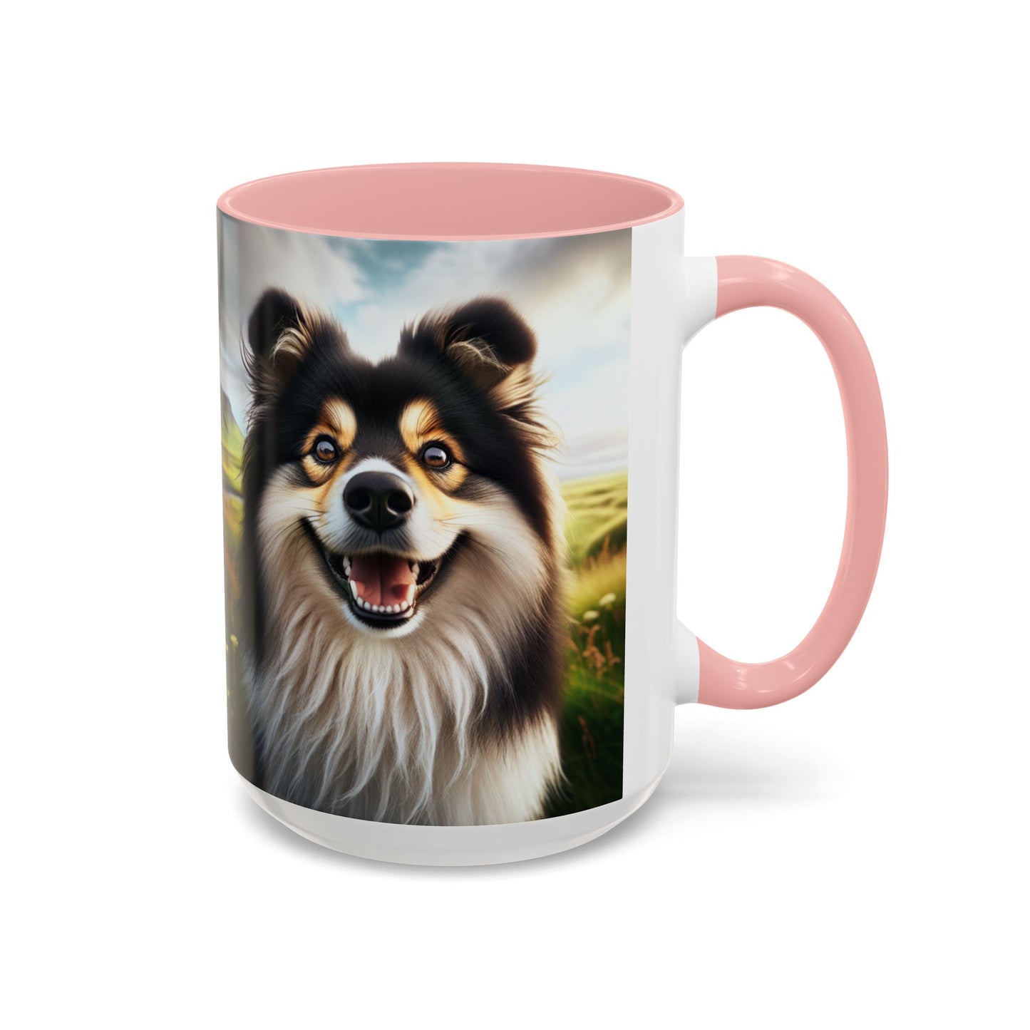 Icelandic Sheepdog Accent Coffee Mug - Perfect Gift for Dog Lovers