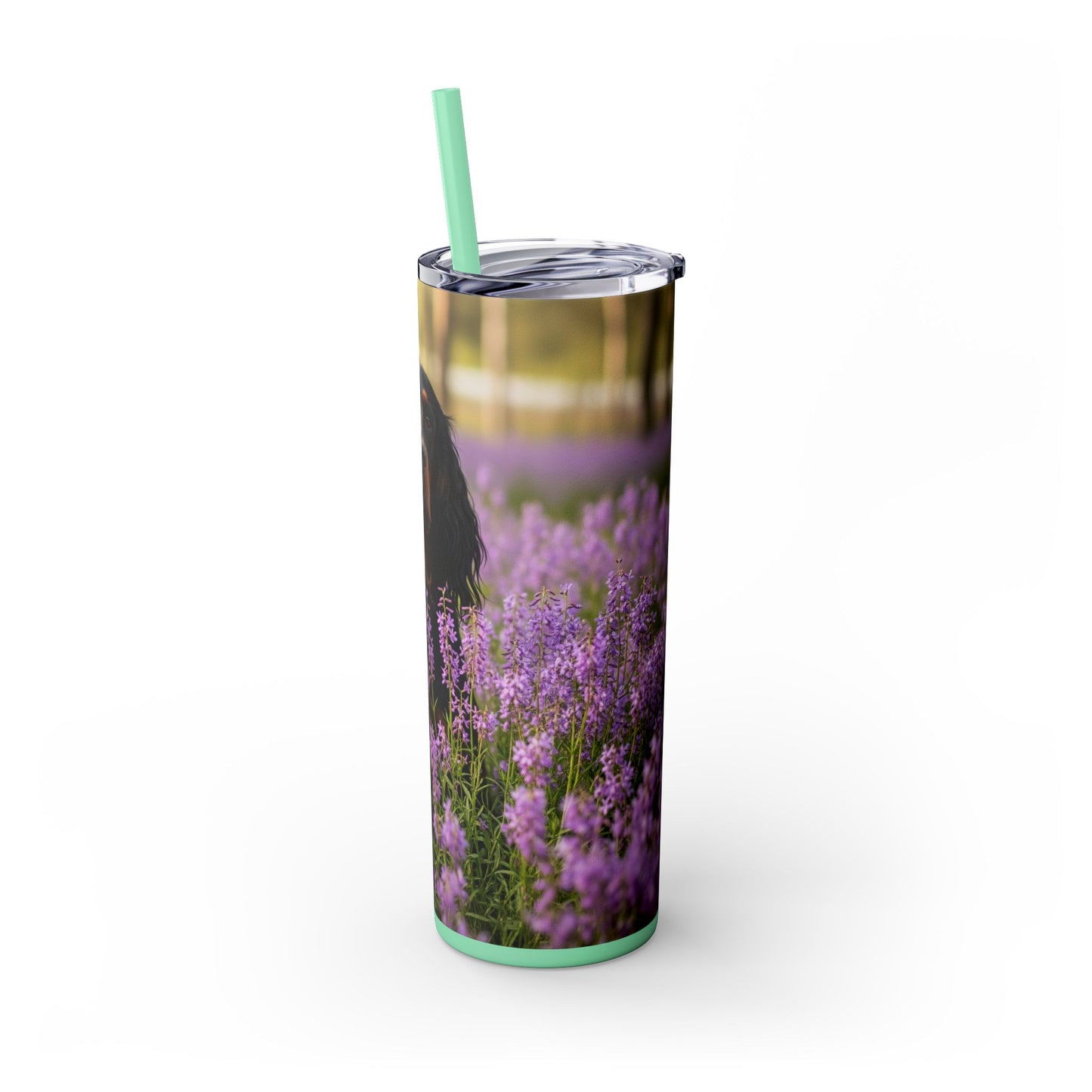Gordon Setter Tumbler with Straw, 20oz