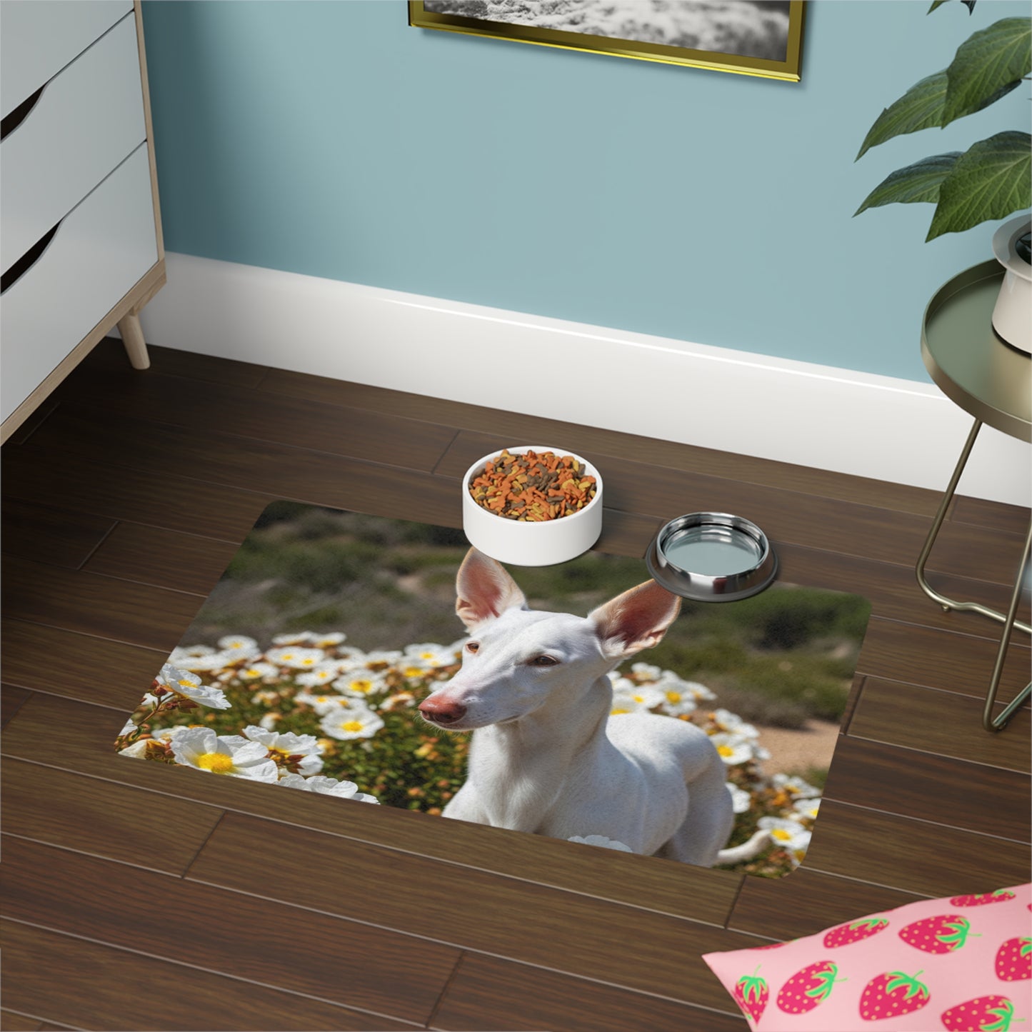 Pet Food Mat (12x18) - Ibizan Hound