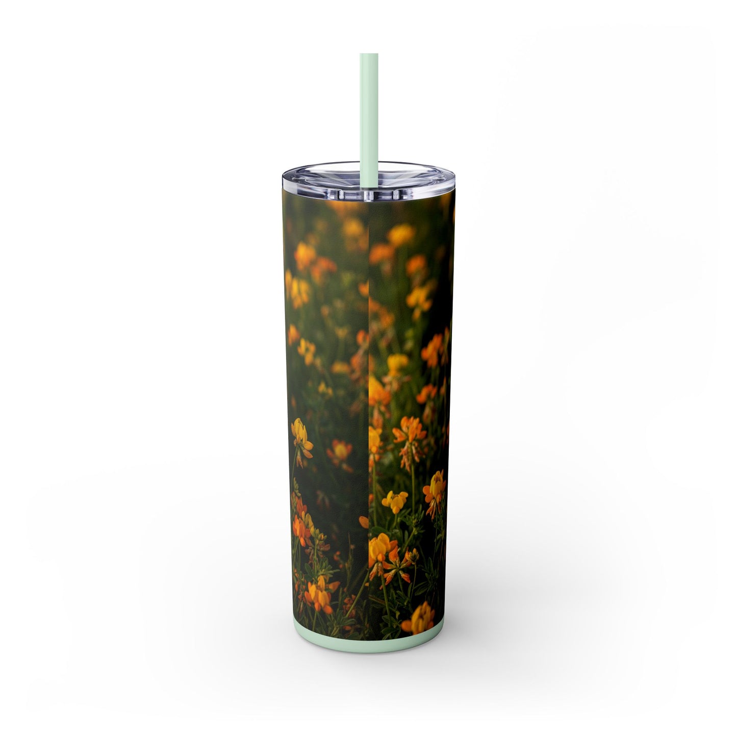 Airedale Terrier Skinny Tumbler with Straw, 20oz