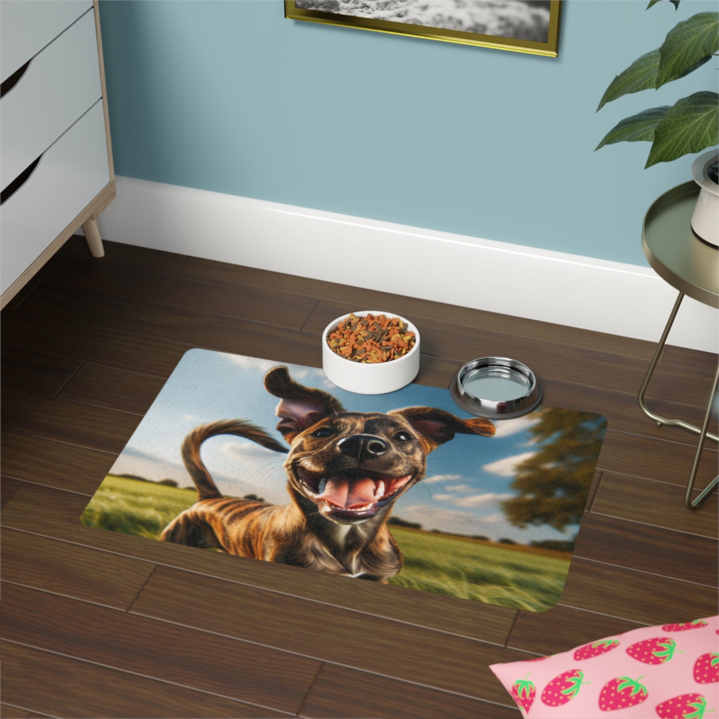 Pet Food Mat (12x18) - Treeing Tennessee Brindle