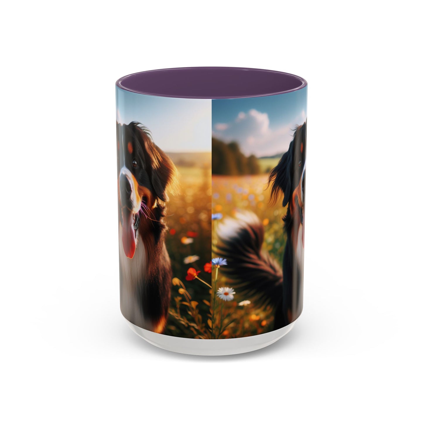 Bernese Mountain Dog Accent Coffee Mug - Perfect Gift for Dog Lovers