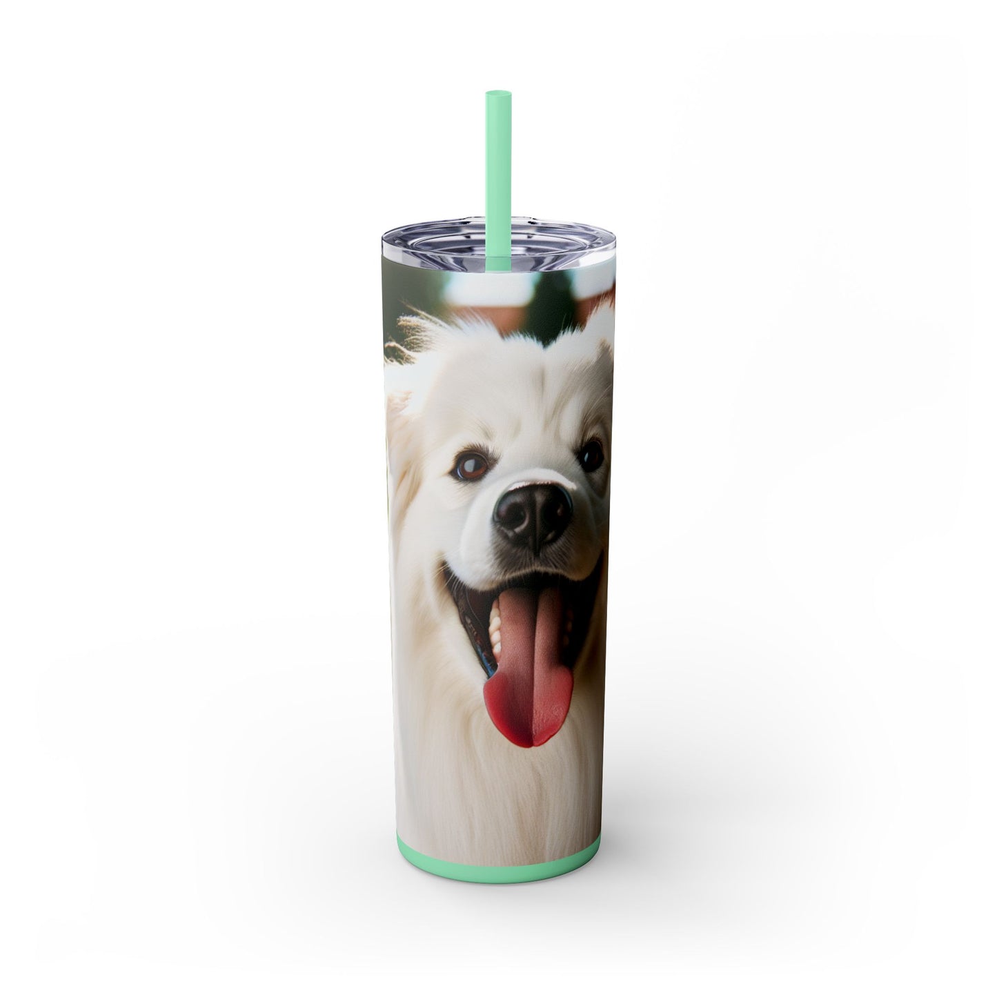 Slovensky Cuvac Tumbler with Straw, 20oz