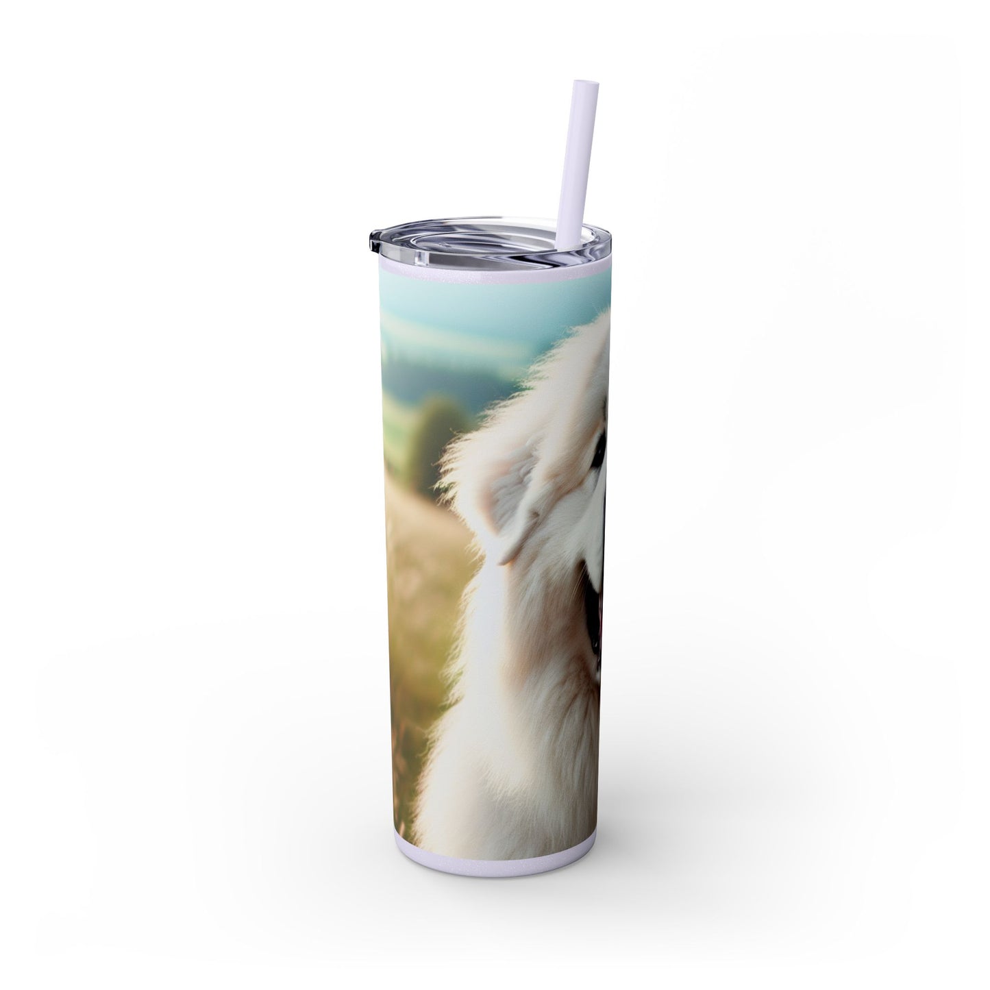 Great Pyrenees Tumbler with Straw, 20oz