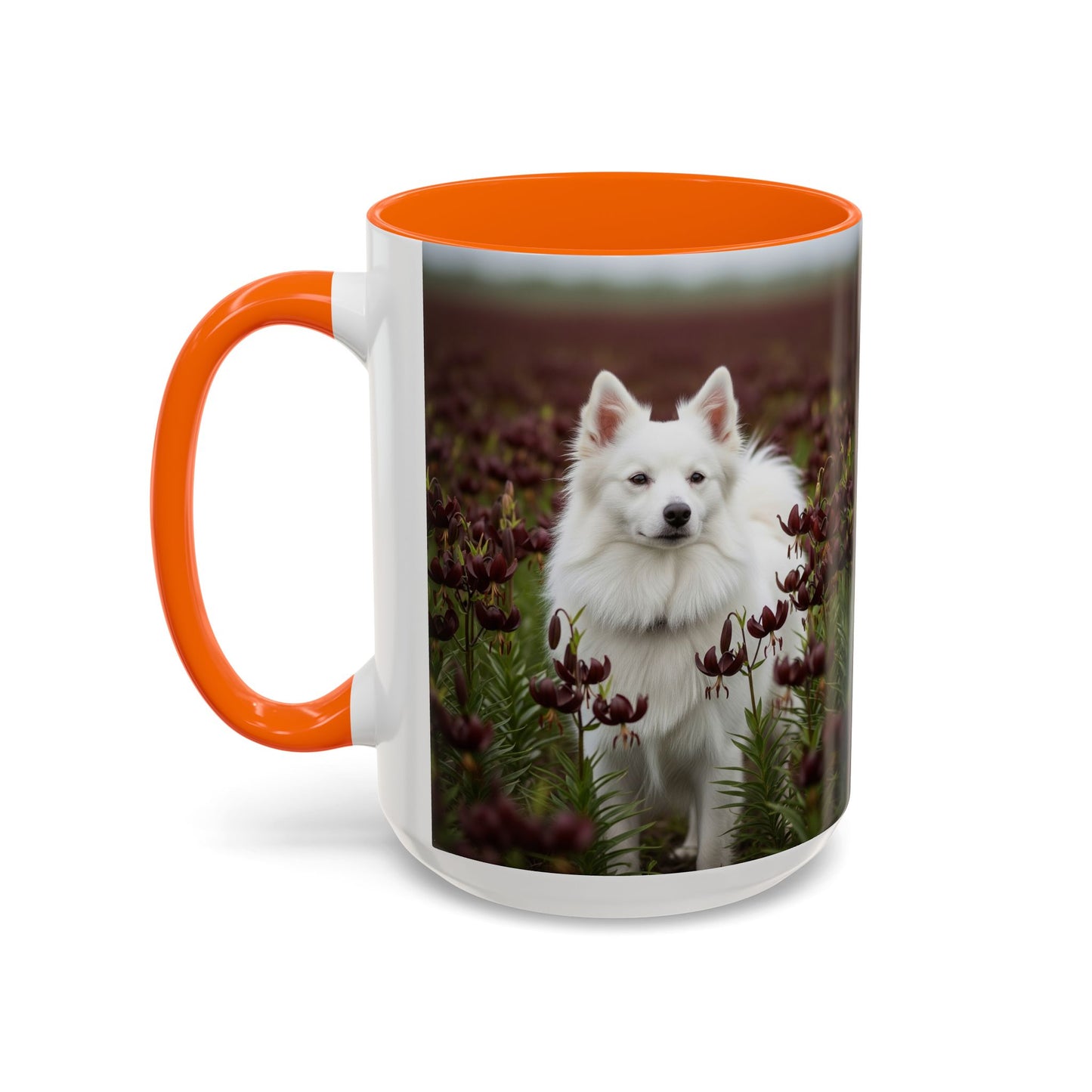 American Eskimo Dog Accent Coffee Mug - Perfect Gift for Dog Lovers