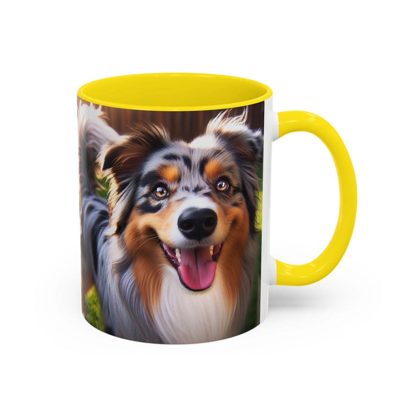 Australian Shepherd Accent Coffee Mug - Perfect Gift for Dog Lovers