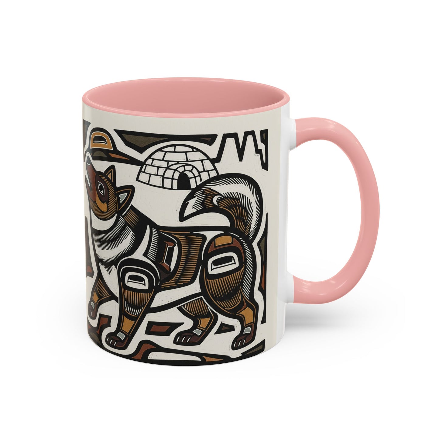 Canadian Eskimo Dog Accent Coffee Mug - Perfect Gift for Dog Lovers