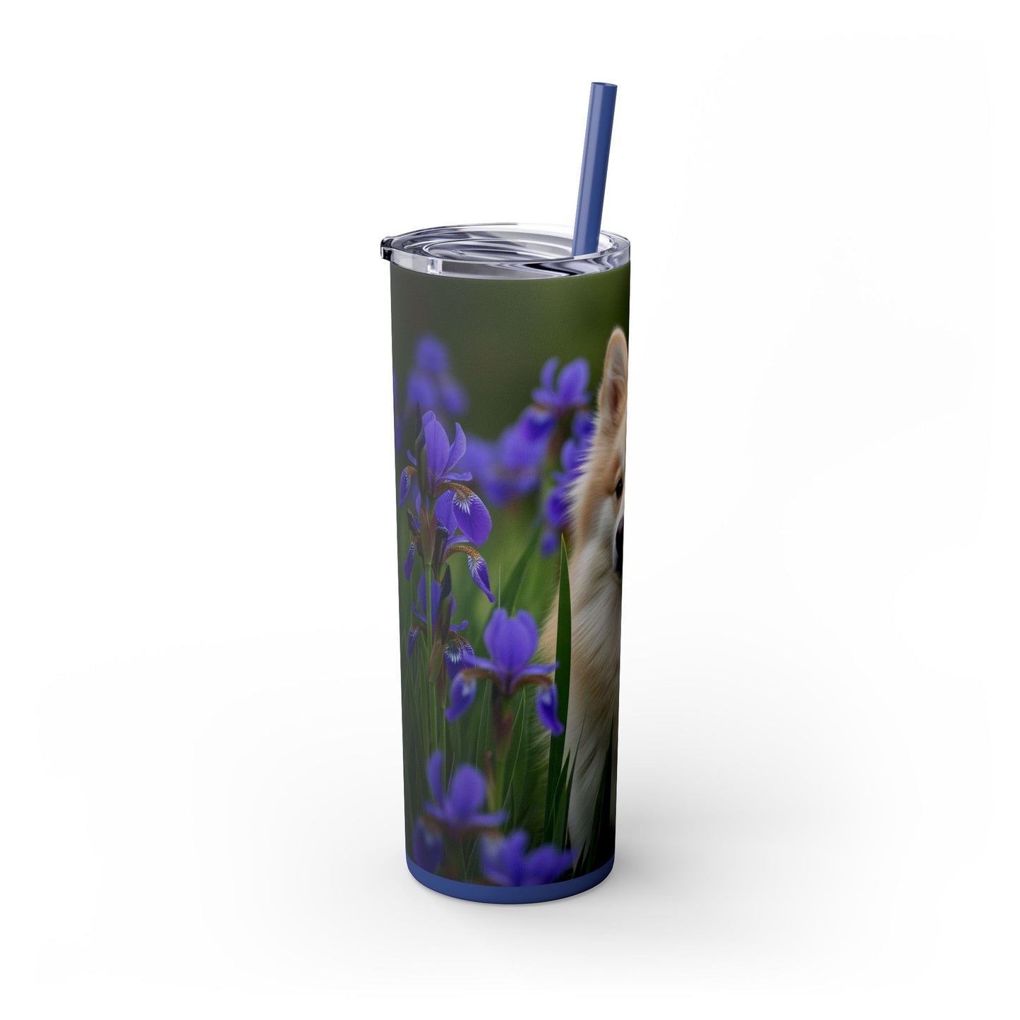 Pomsky Tumbler with Straw, 20oz