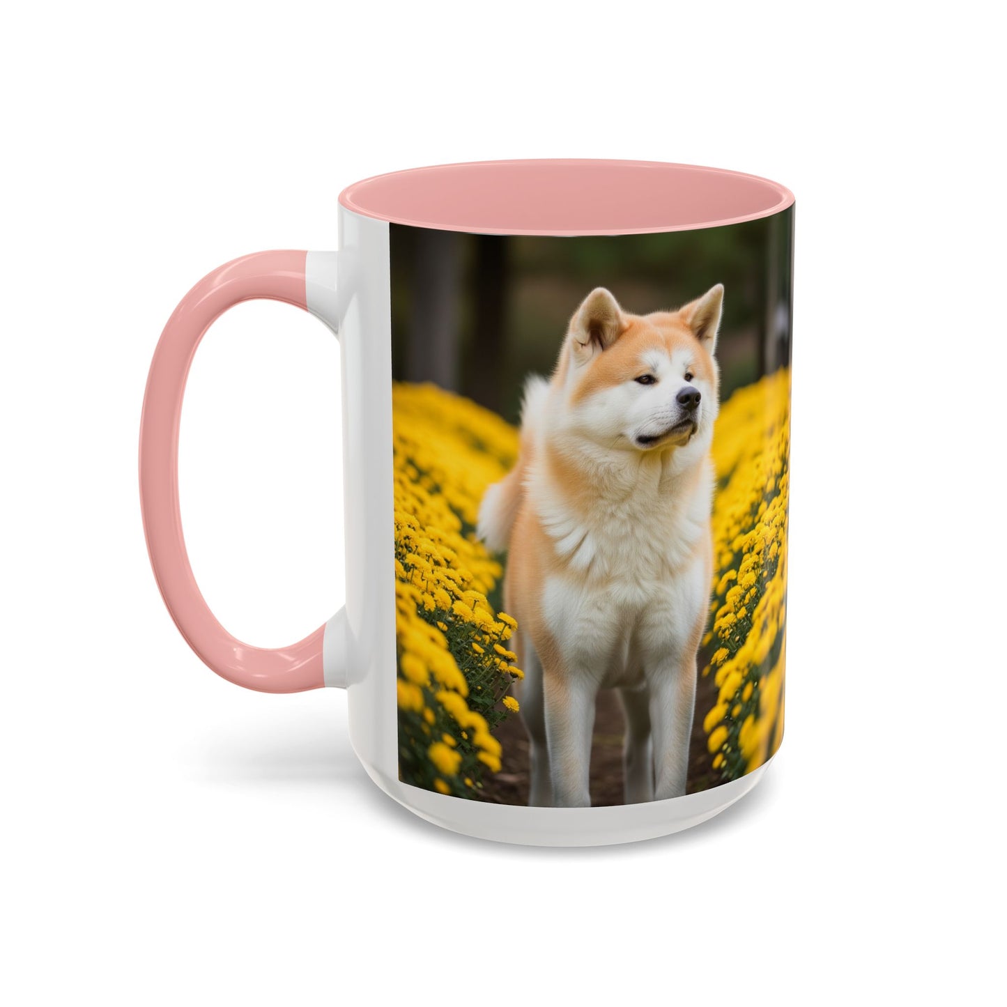 Japanese Akitainu Accent Coffee Mug - Perfect Gift for Dog Lovers