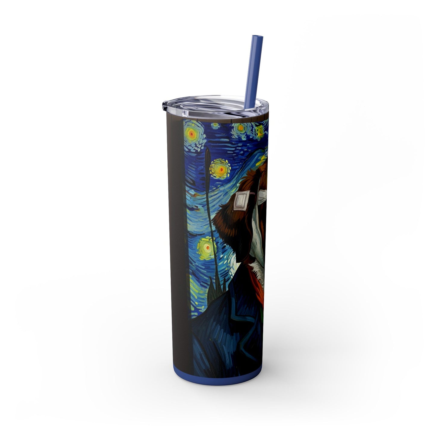 Saint Bernard Tumbler with Straw, 20oz