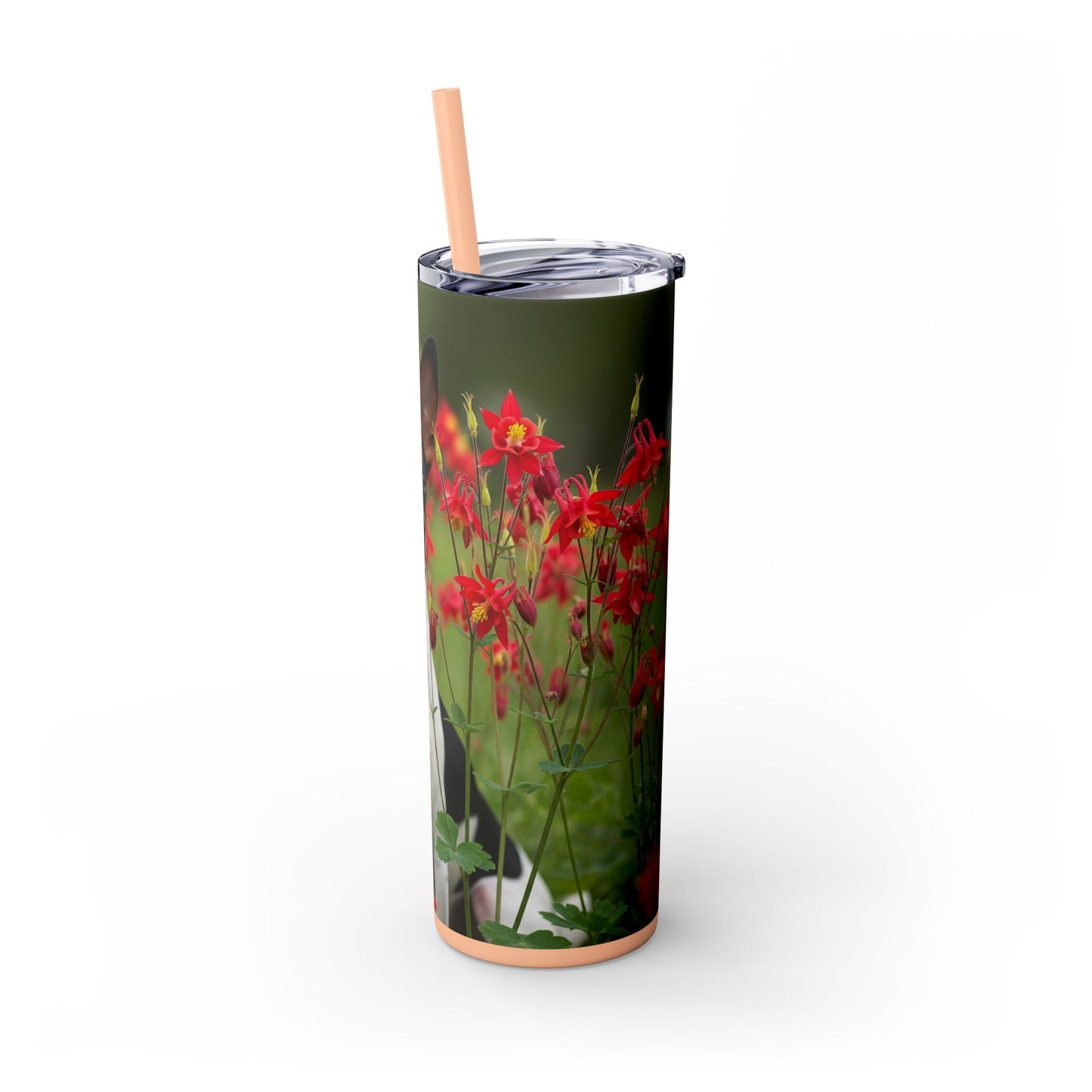 Toy Fox Terrier Tumbler with Straw, 20oz