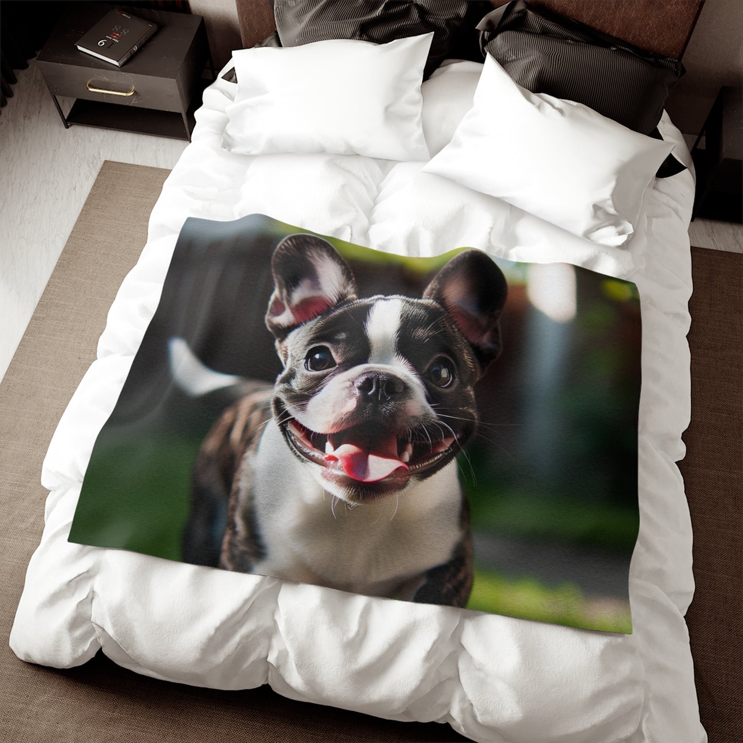 Frenchton Sweatshirt Blanket