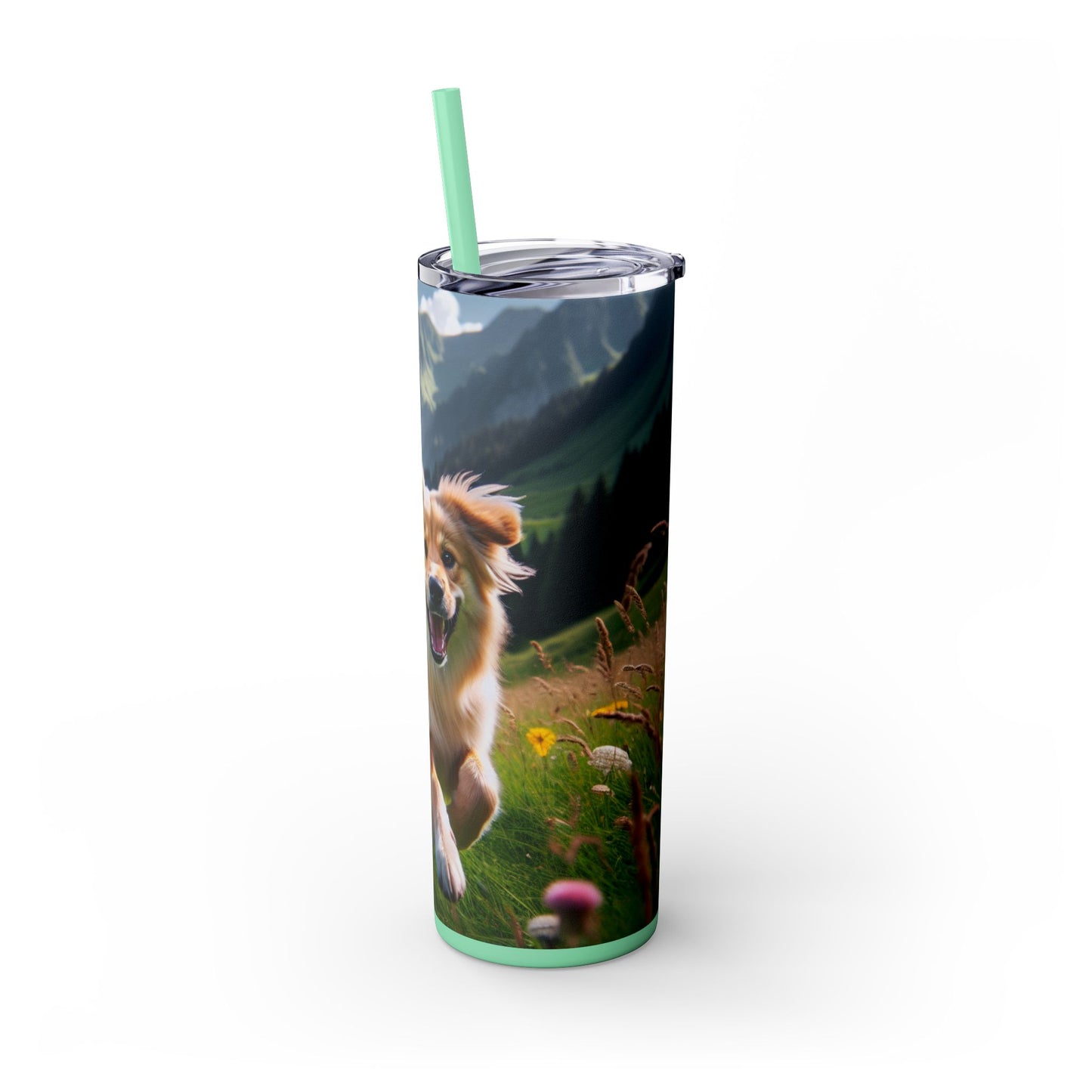 Romanian Carpathian Shepherd Tumbler with Straw, 20oz