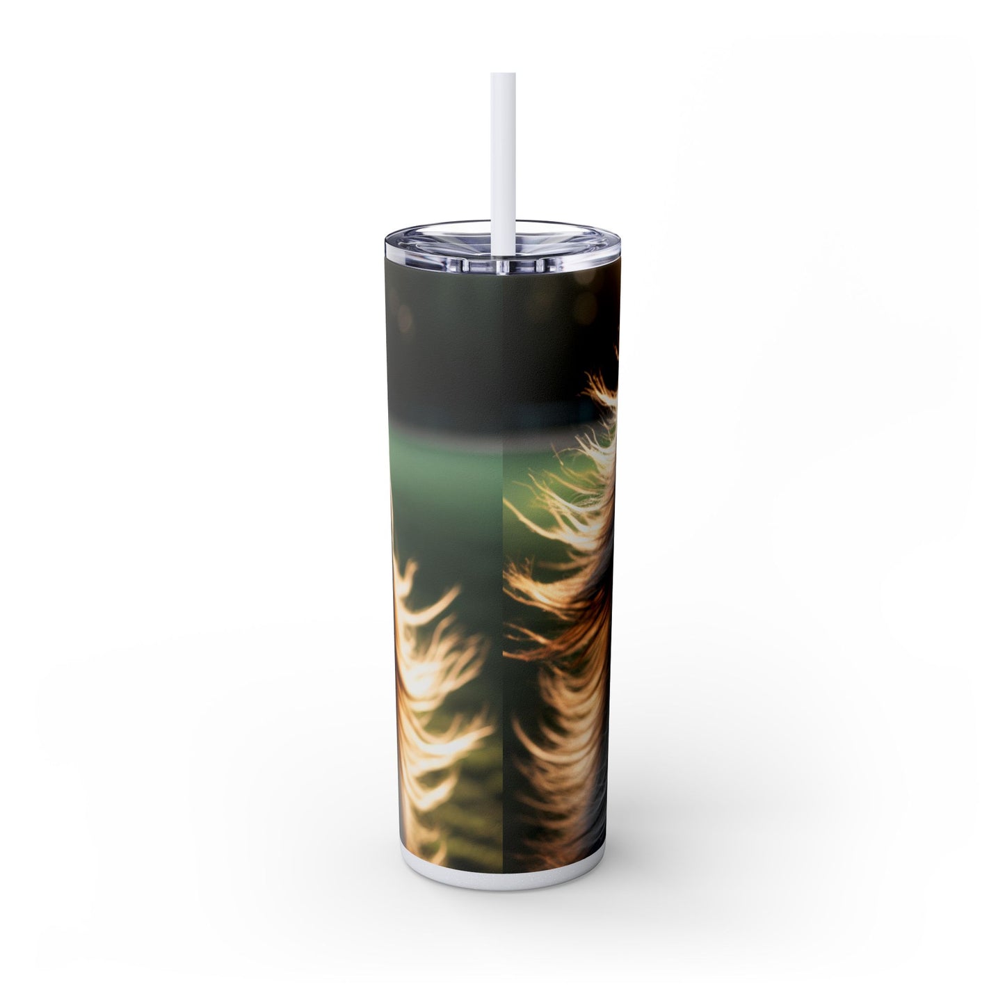 Bearded Collie Tumbler with Straw, 20oz