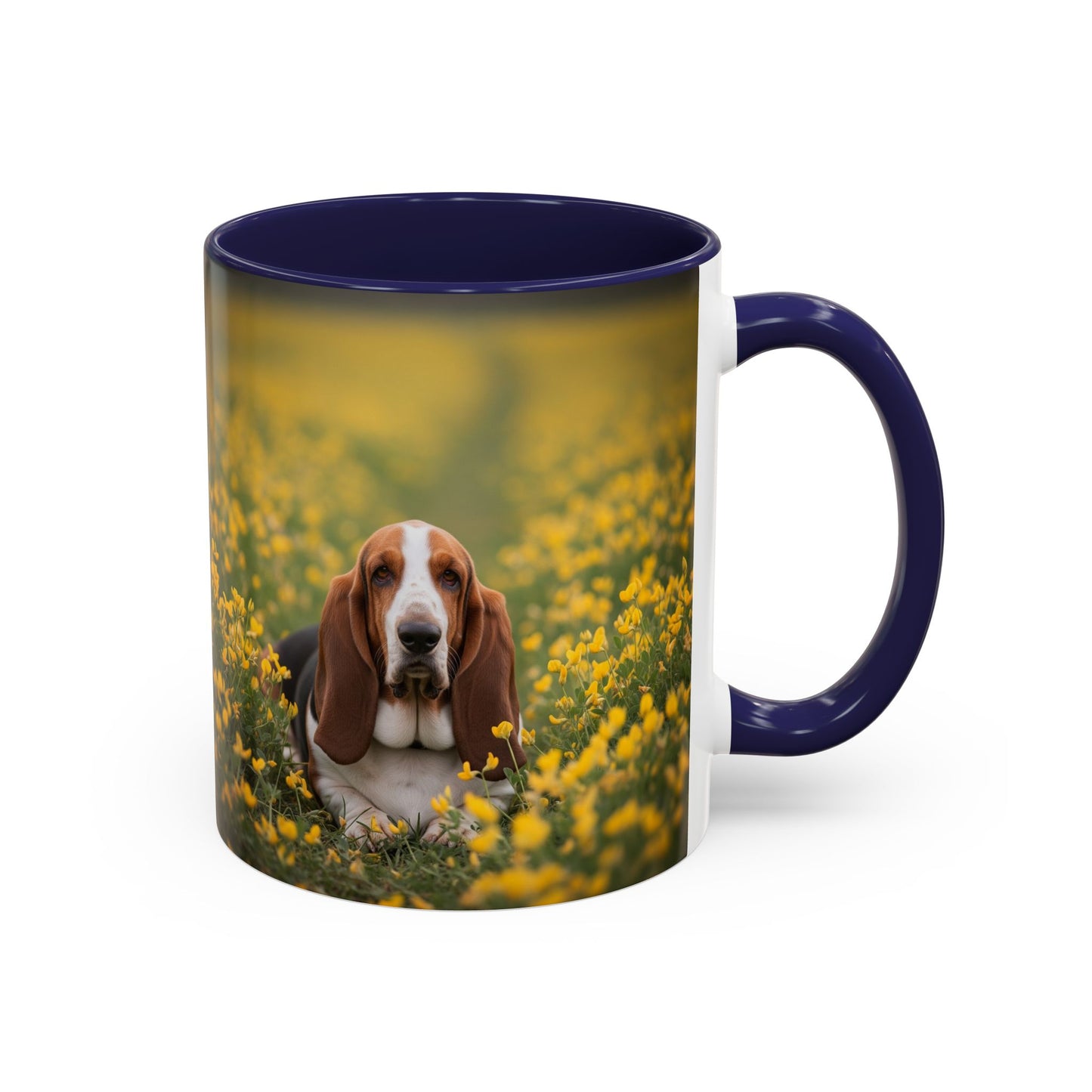 Basset Hound Accent Coffee Mug - Perfect Gift for Dog Lovers