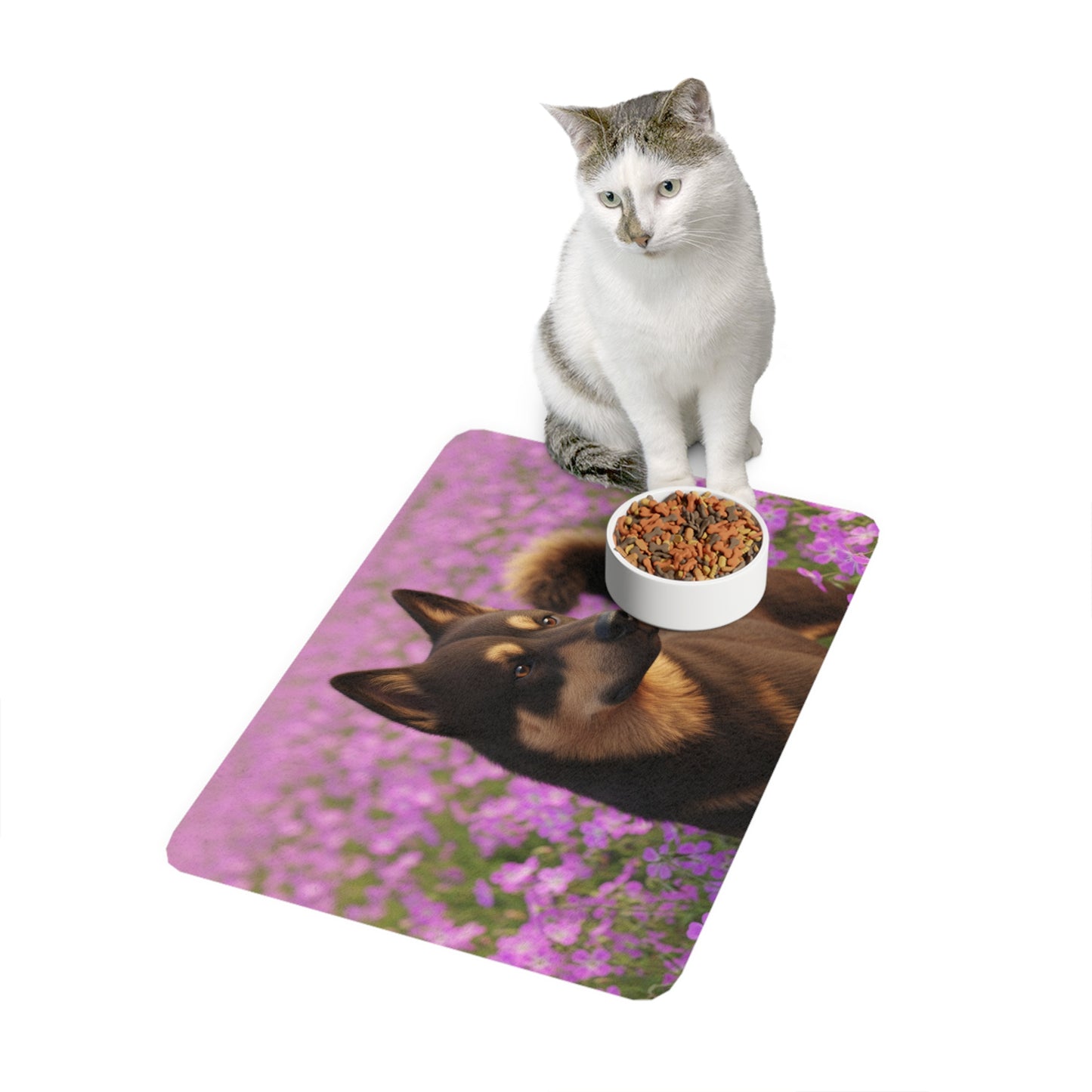 Pet Food Mat (12x18) - Cadabomb Okami