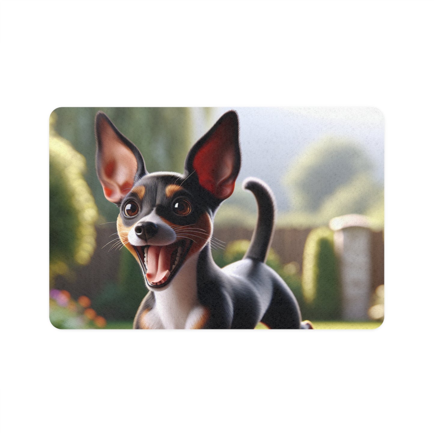 Pet Food Mat (12x18) - Rat Terrier