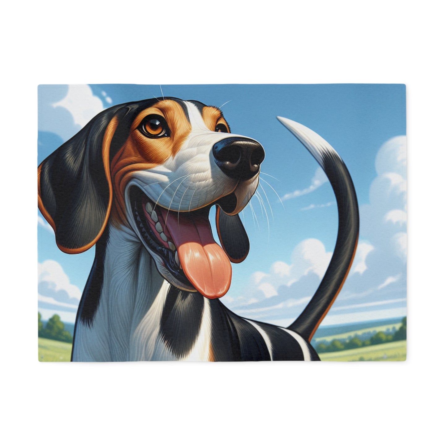 Treeing Walker Coonhound Sweatshirt Blanket