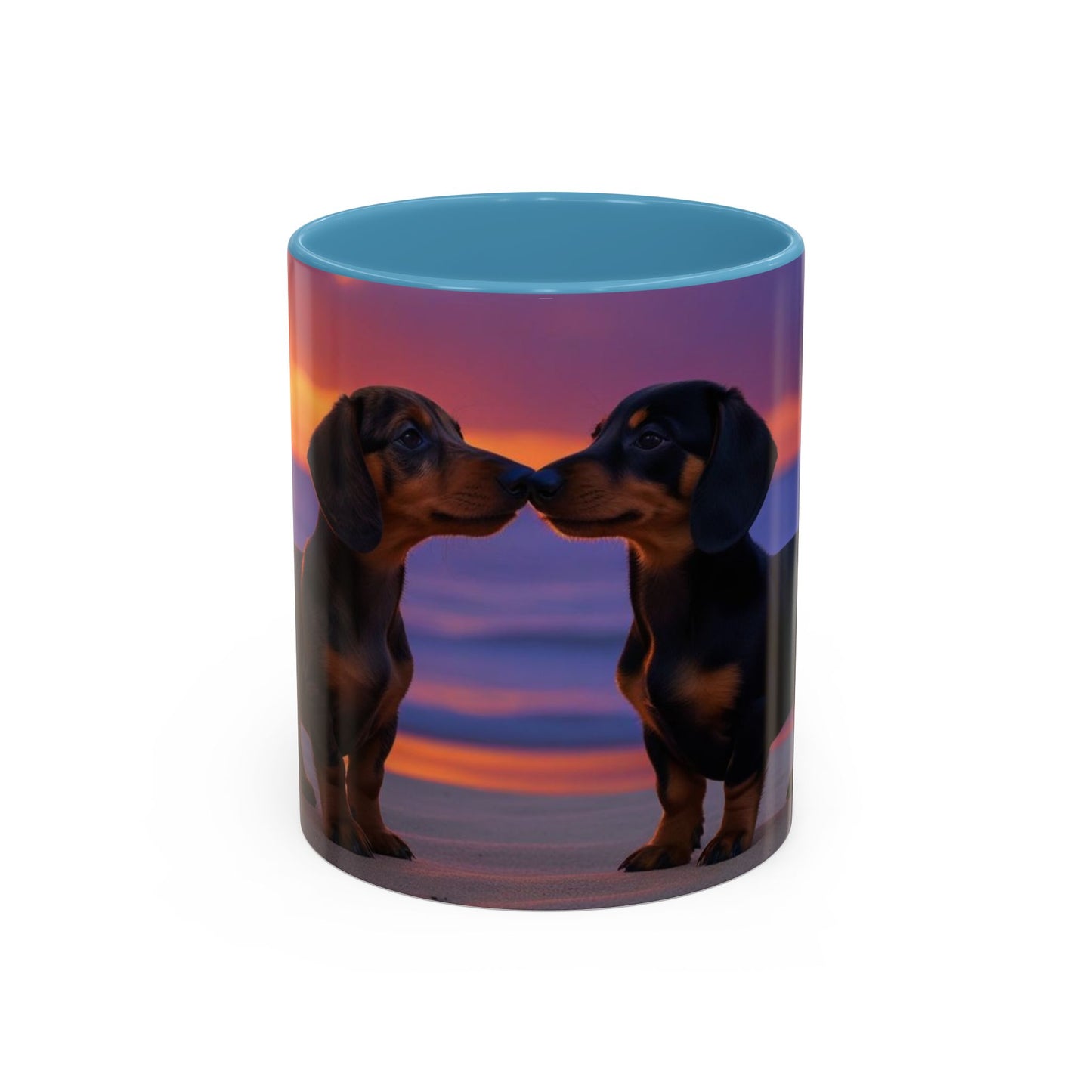 Dachshund Love Accent Coffee Mug - Perfect Gift for Dog Lovers