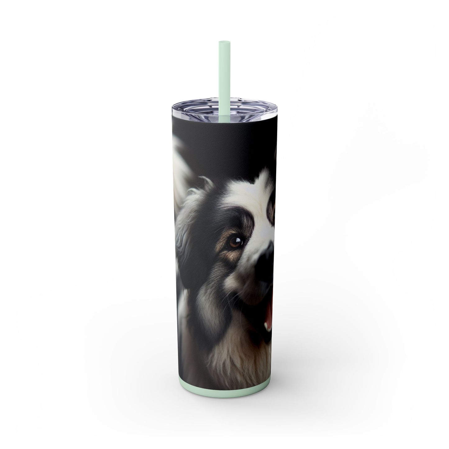 Romanian Mioritic Shepherd Dog Tumbler with Straw, 20oz