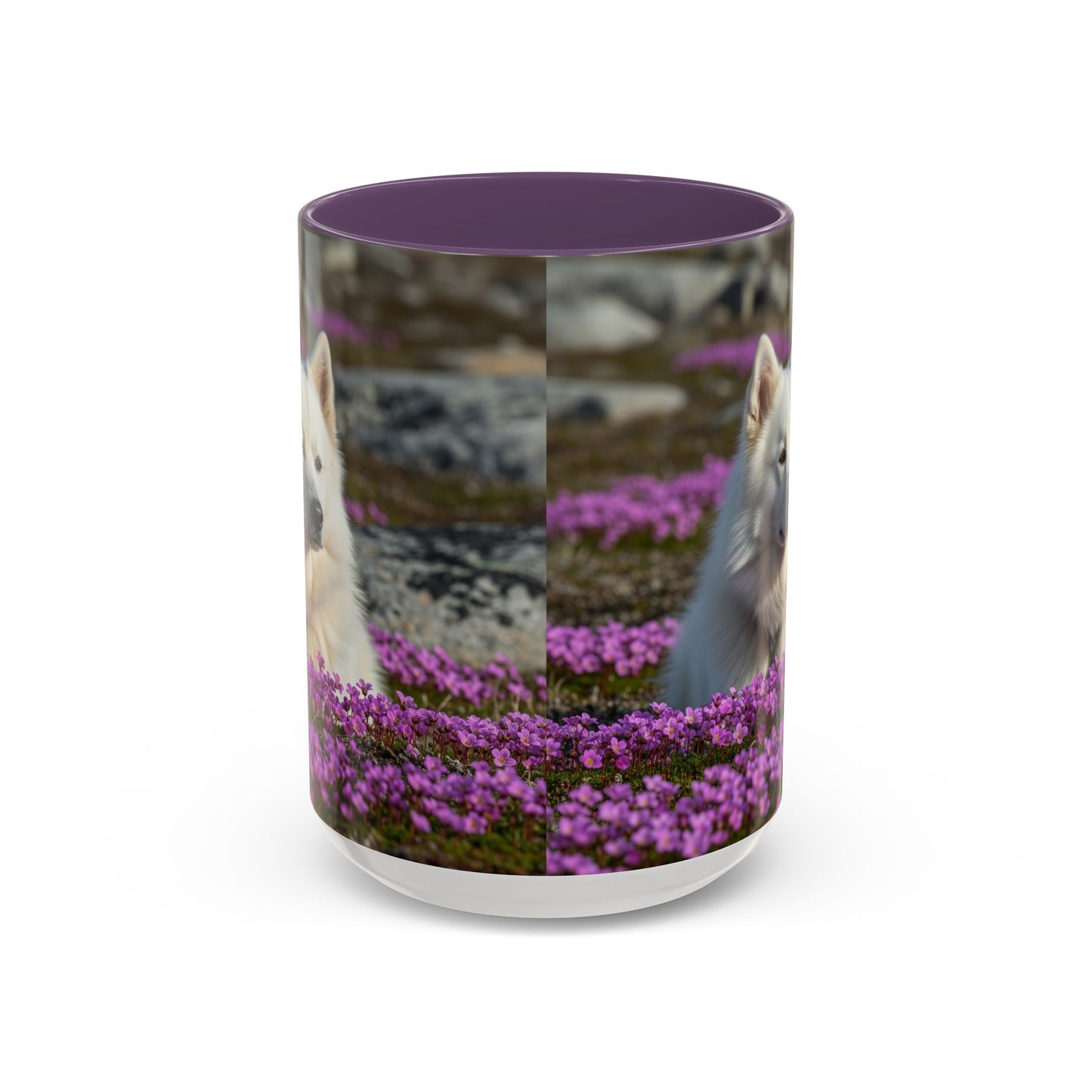 Canadian Eskimo Dog Accent Coffee Mug - Perfect Gift for Dog Lovers