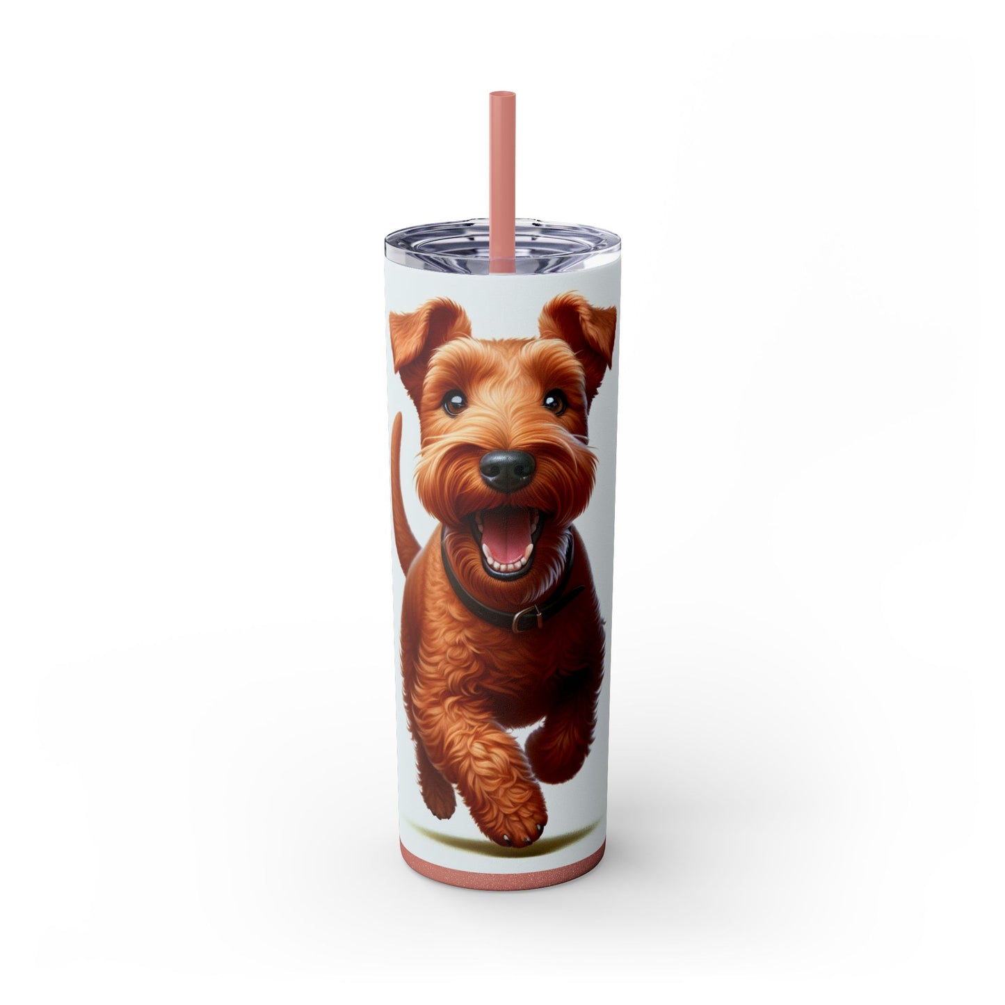 Irish Terrier Tumbler with Straw, 20oz