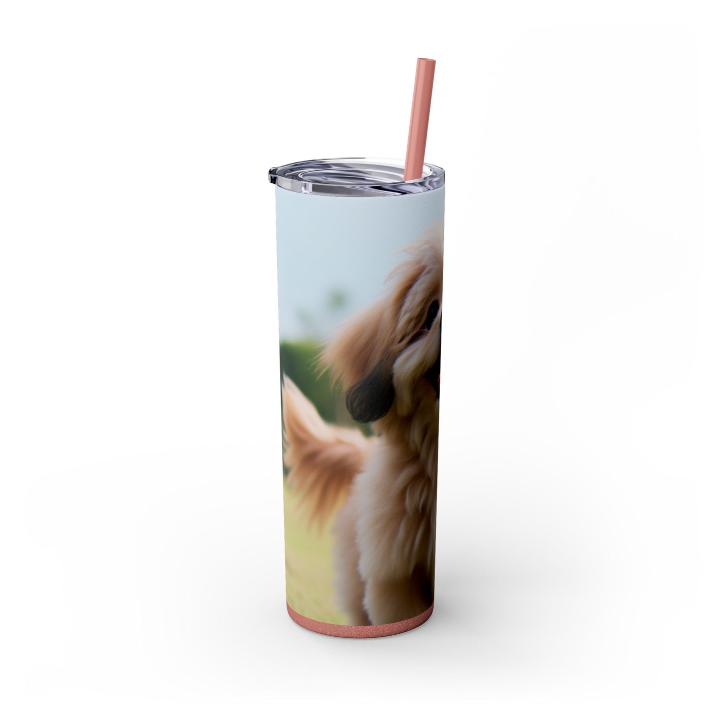 Pekapoo Tumbler with Straw, 20oz