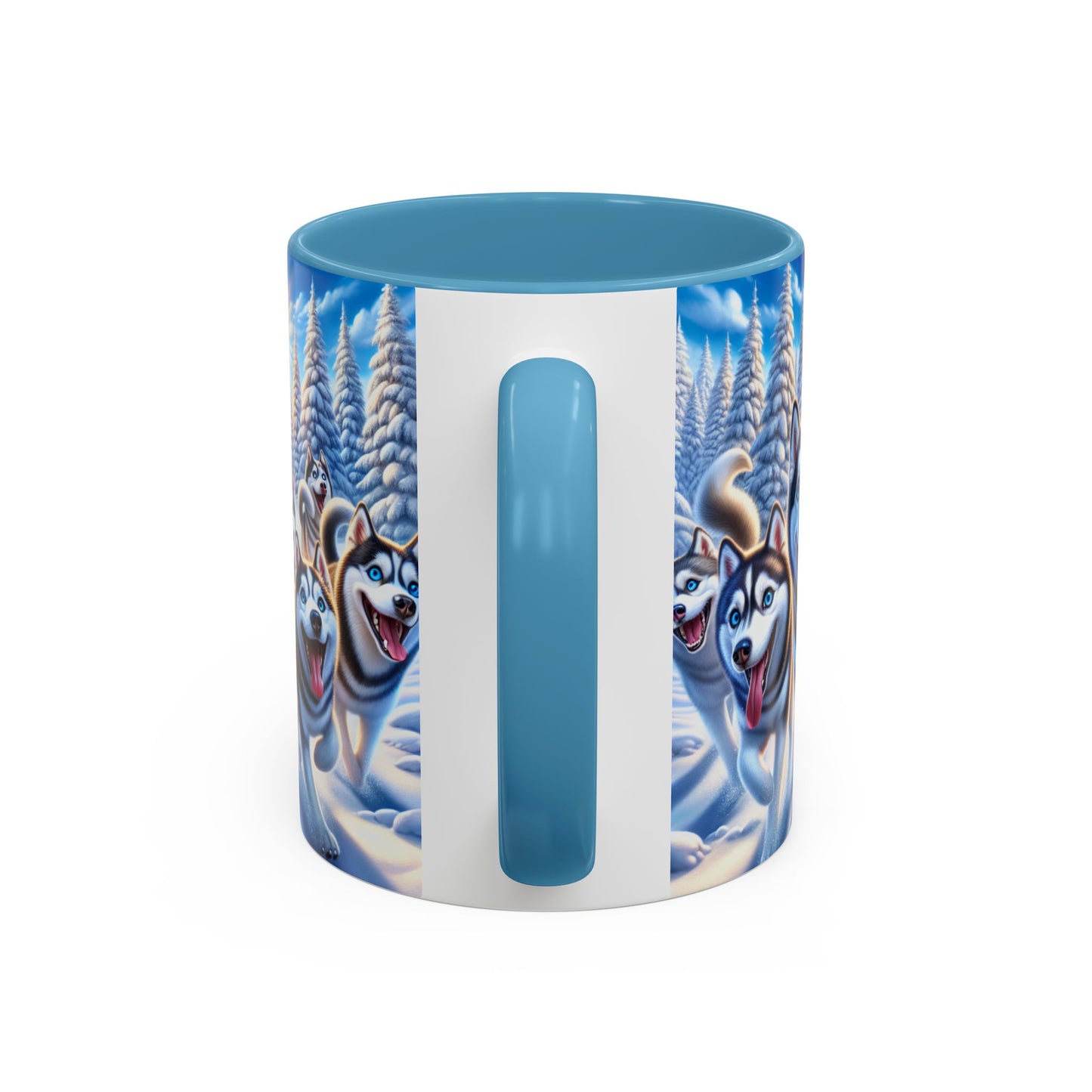 Siberian Husky Accent Coffee Mug - Perfect Gift for Dog Lovers