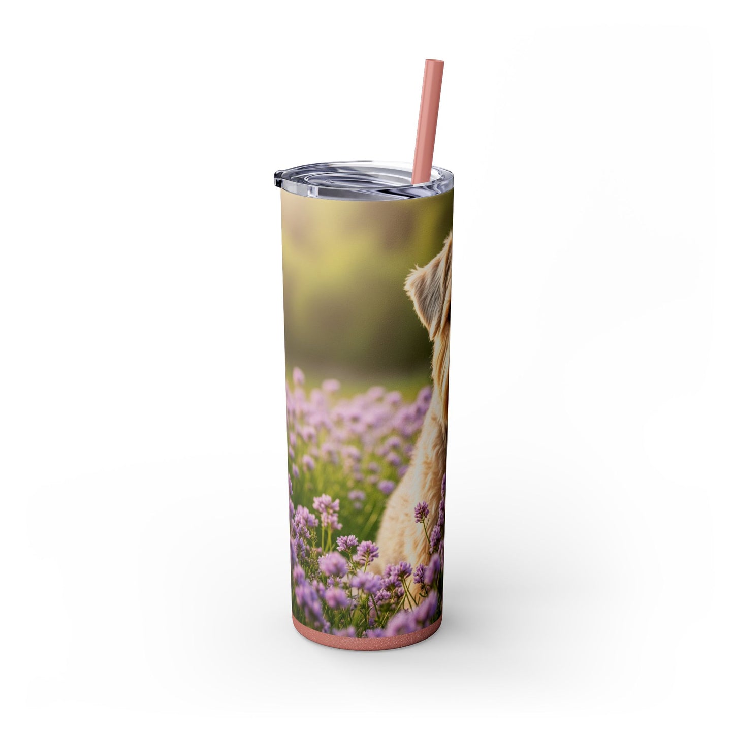 Soft Coated Wheaten Terrier Tumbler with Straw, 20oz